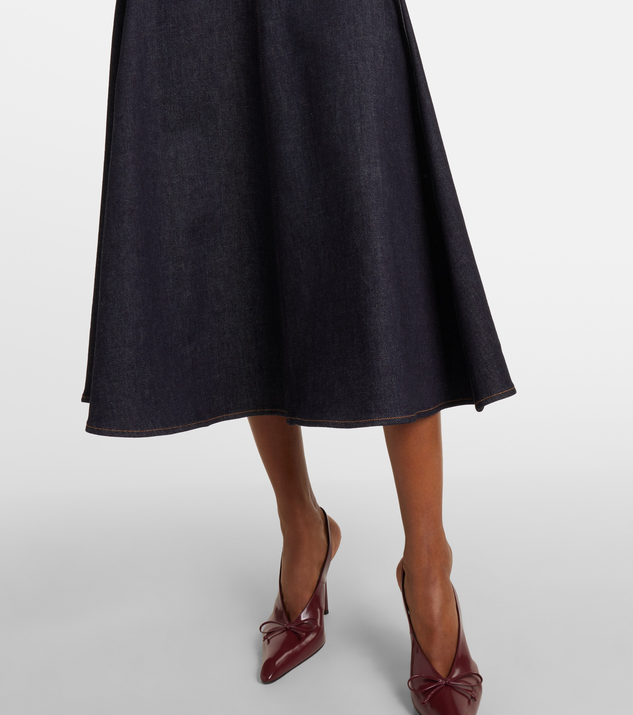 Jacquemus Denim midi dress