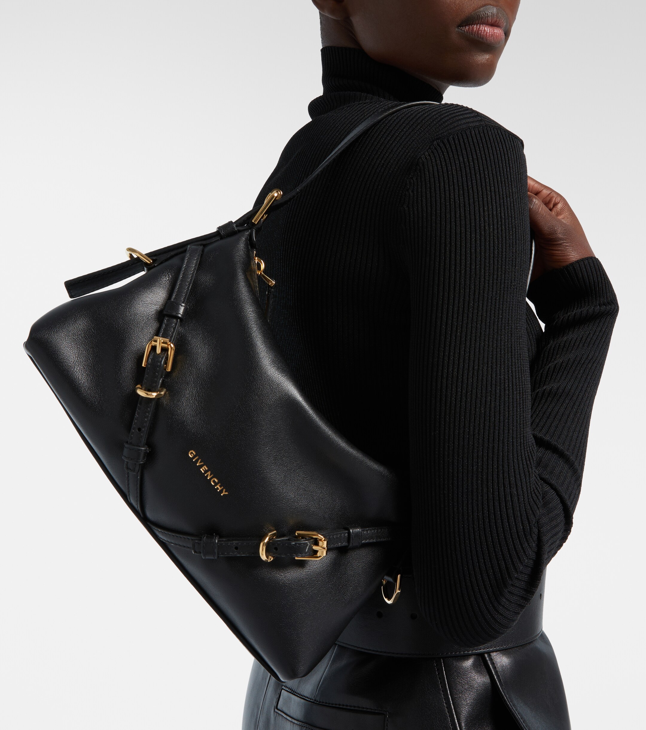 Givenchy Voyou Mini leather shoulder bag