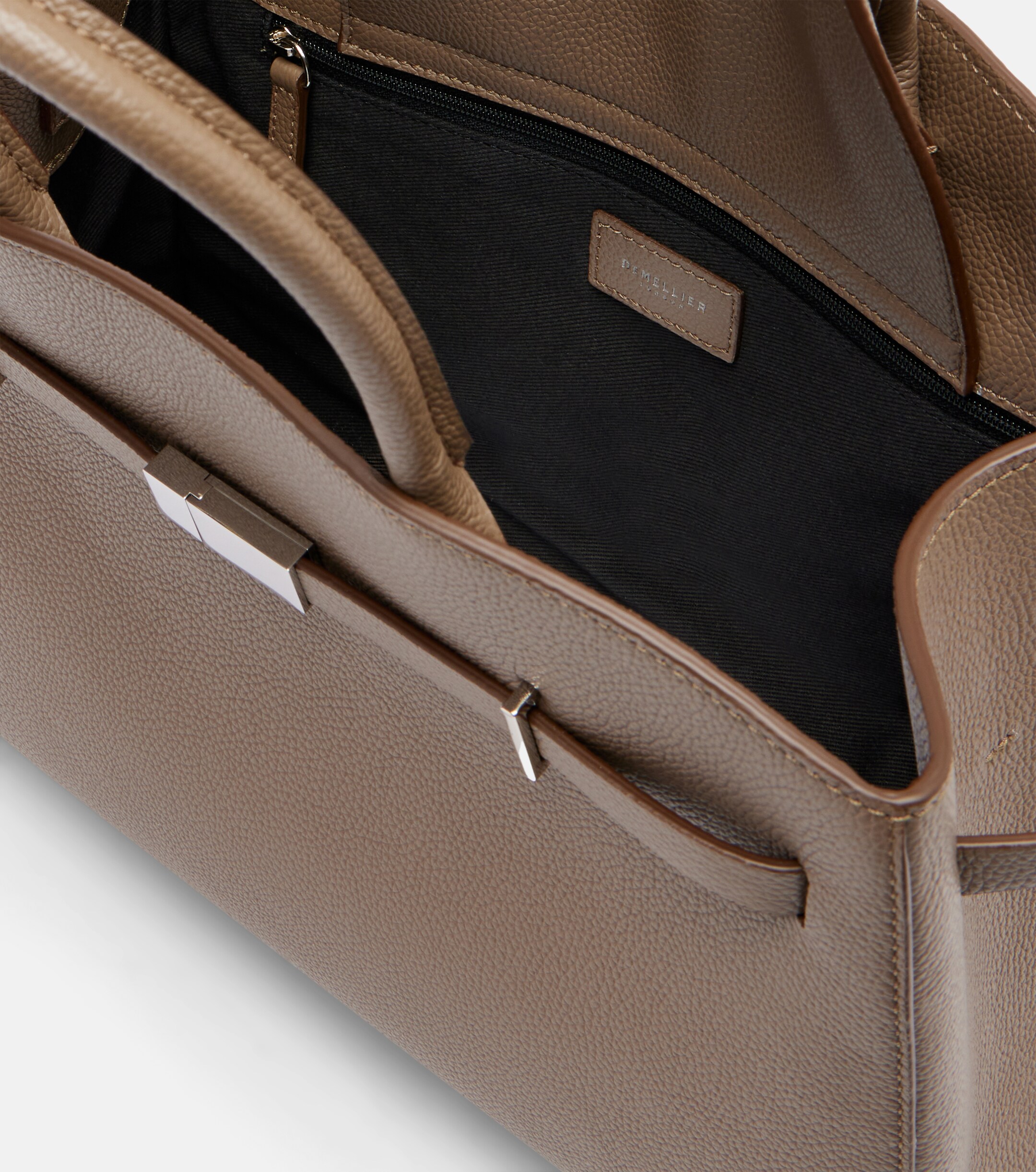 DeMellier Hudson Midi leather top-handle bag thumbnail