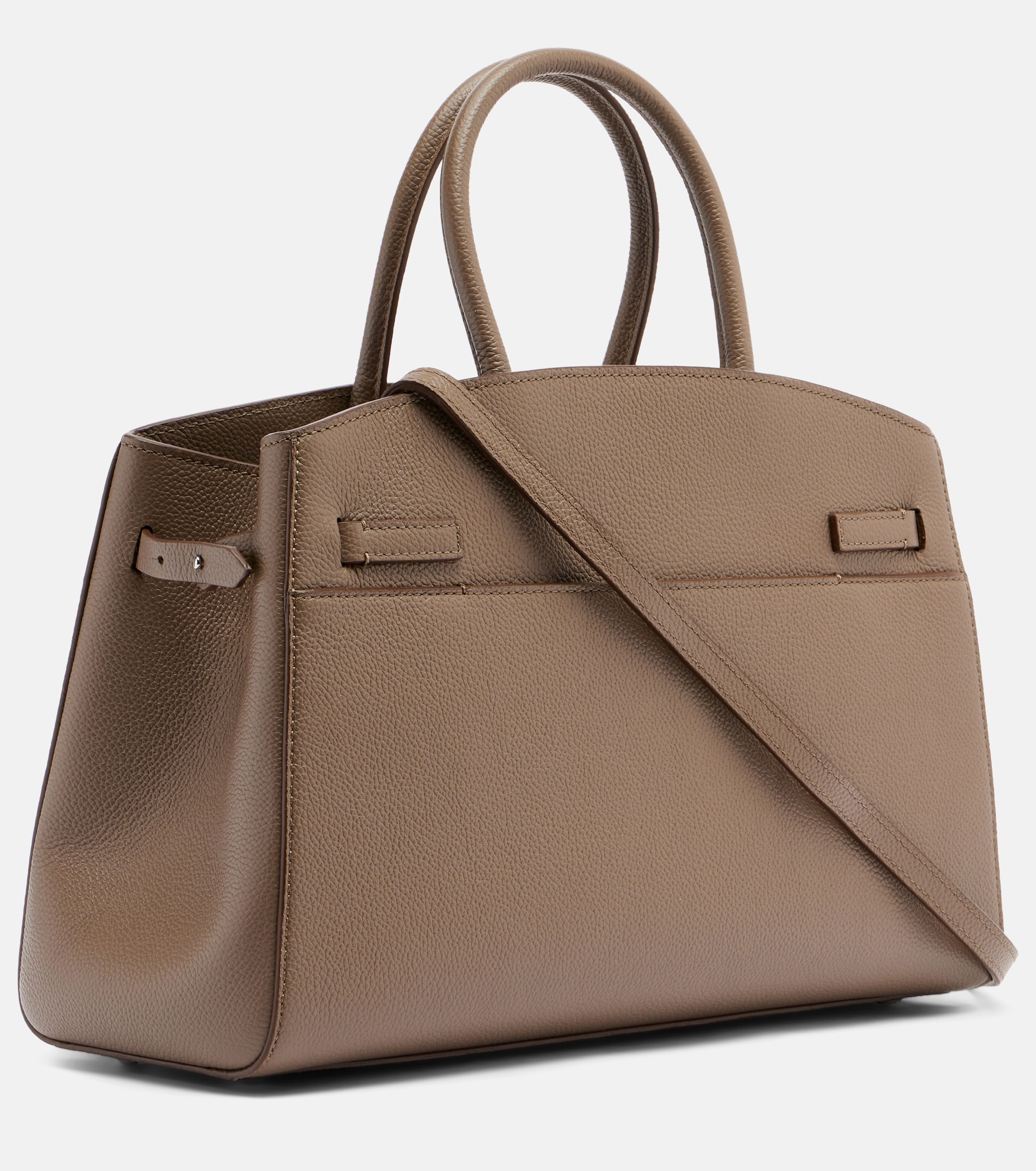 DeMellier Hudson Midi leather top-handle bag thumbnail