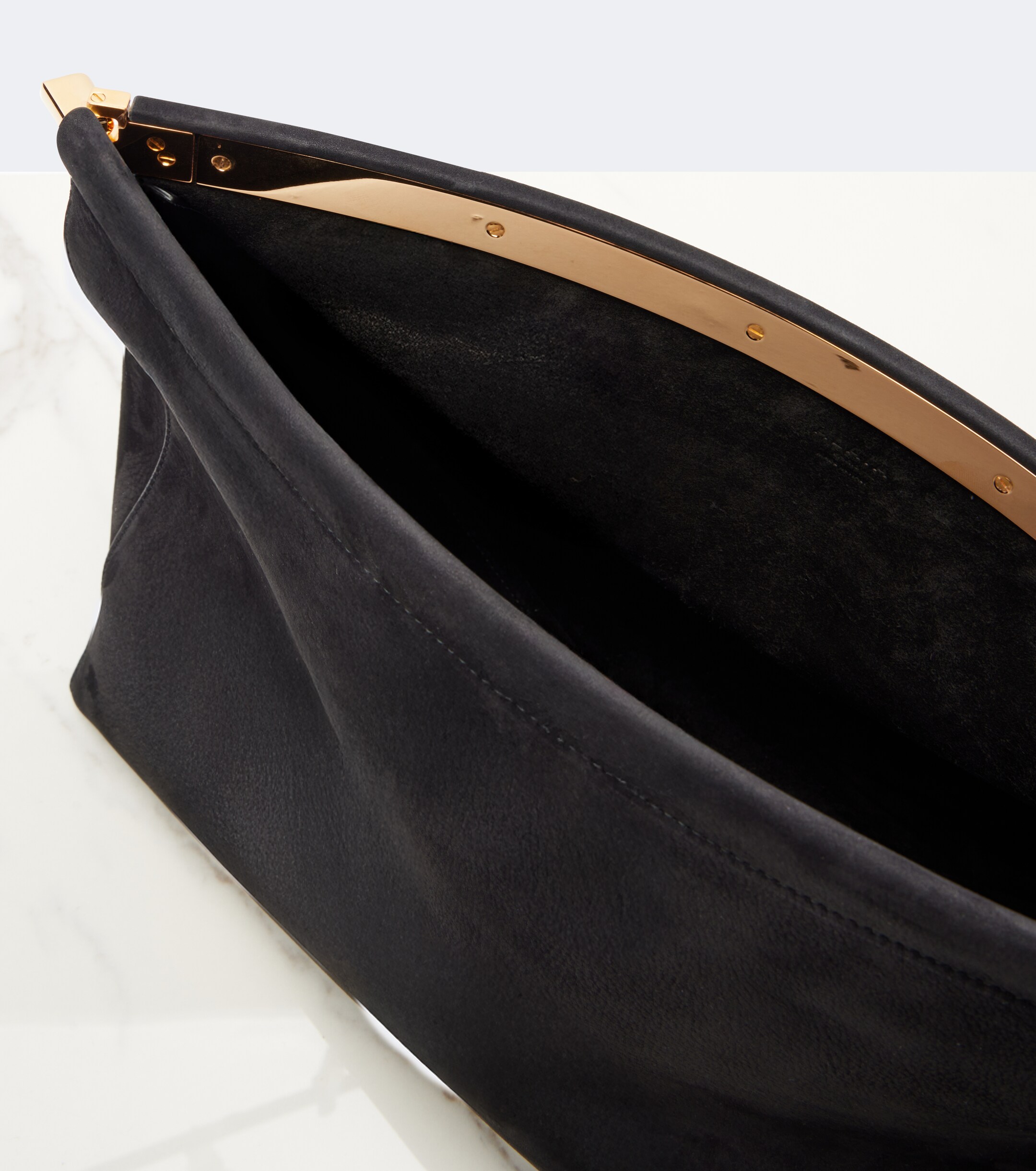 Alaïa Le Click Medium leather clutch