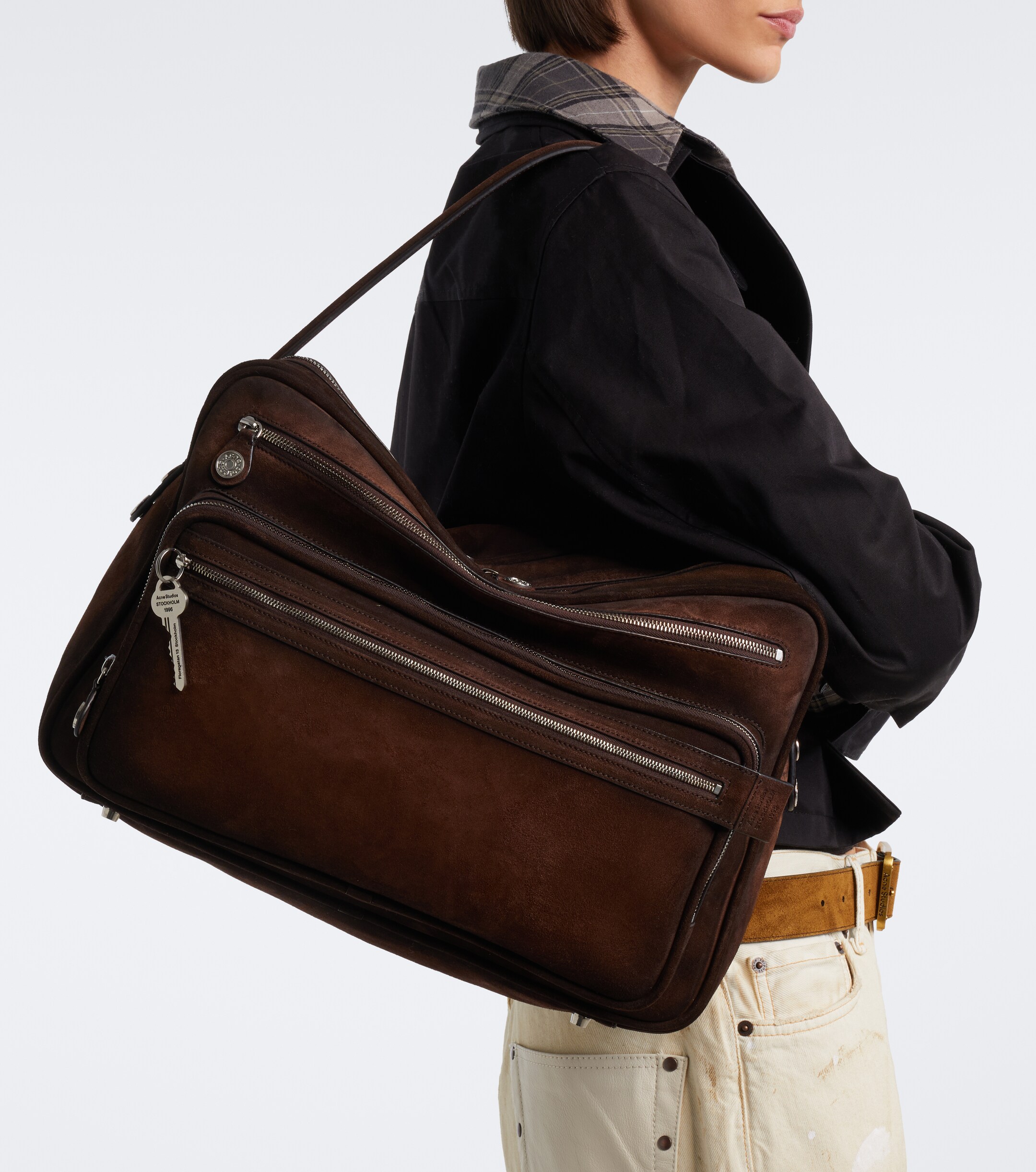 Acne Studios Acne Studios Camero Camera suede shoulder bag