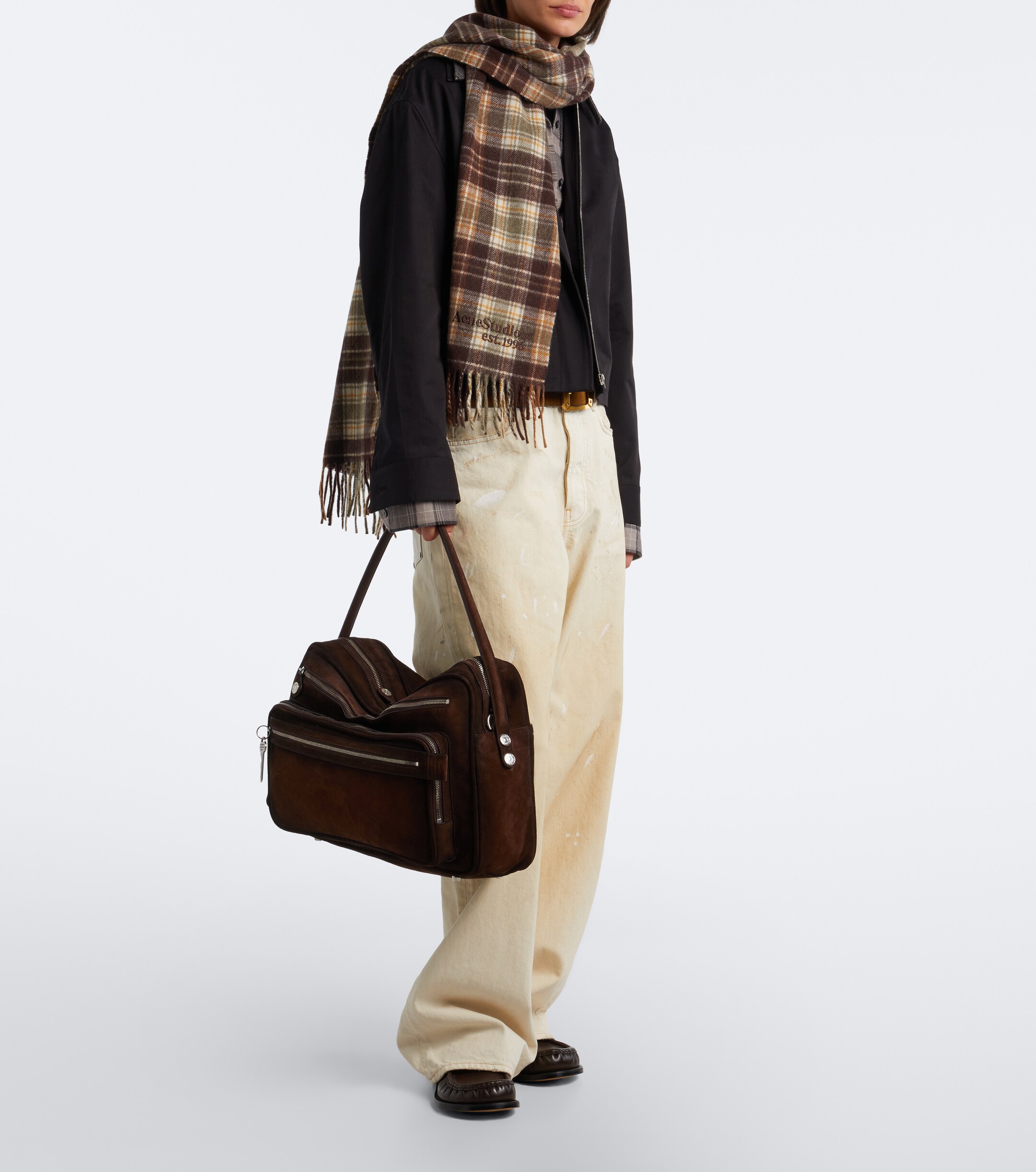 Acne Studios Acne Studios Camero Camera suede shoulder bag