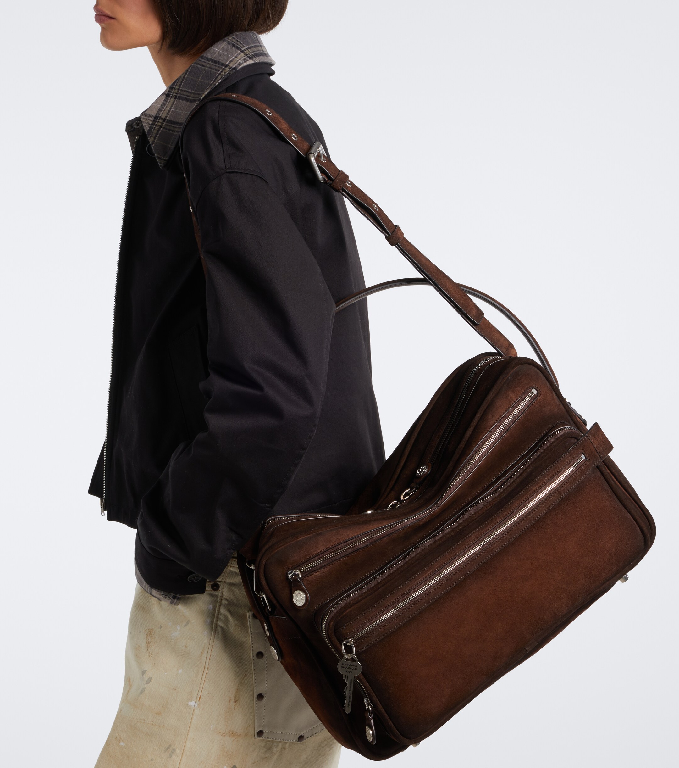 Acne Studios Acne Studios Camero Camera suede shoulder bag
