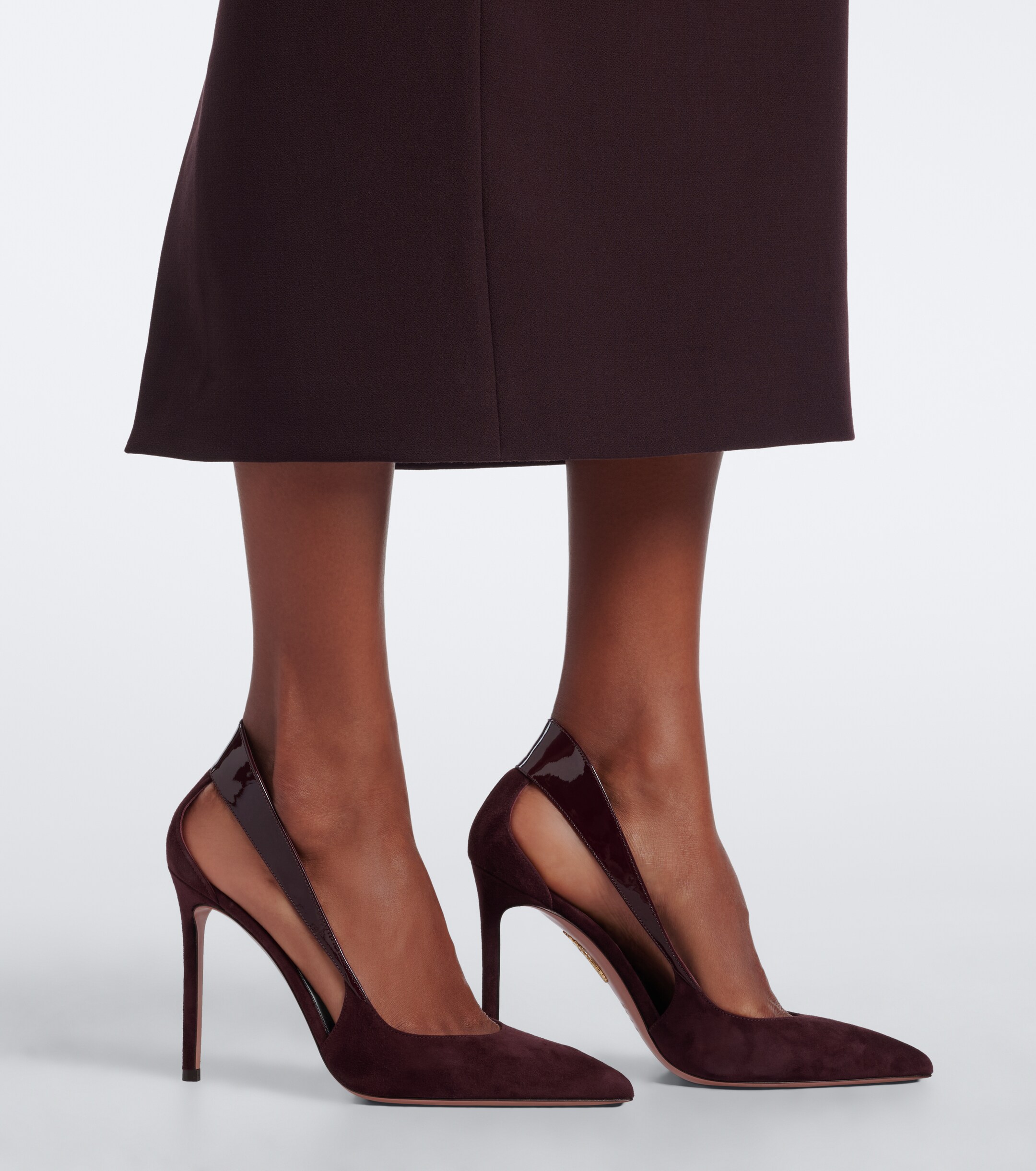 AQUAZZURA Aquazzura Dangerous Liaisons suede pumps