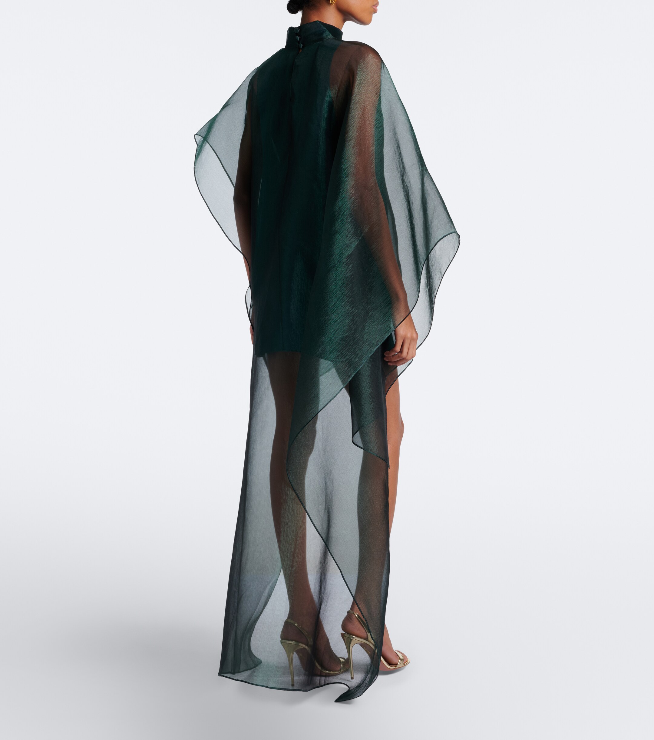 Taller Marmo Taller Marmo Dallas asymmetric organza kaftan