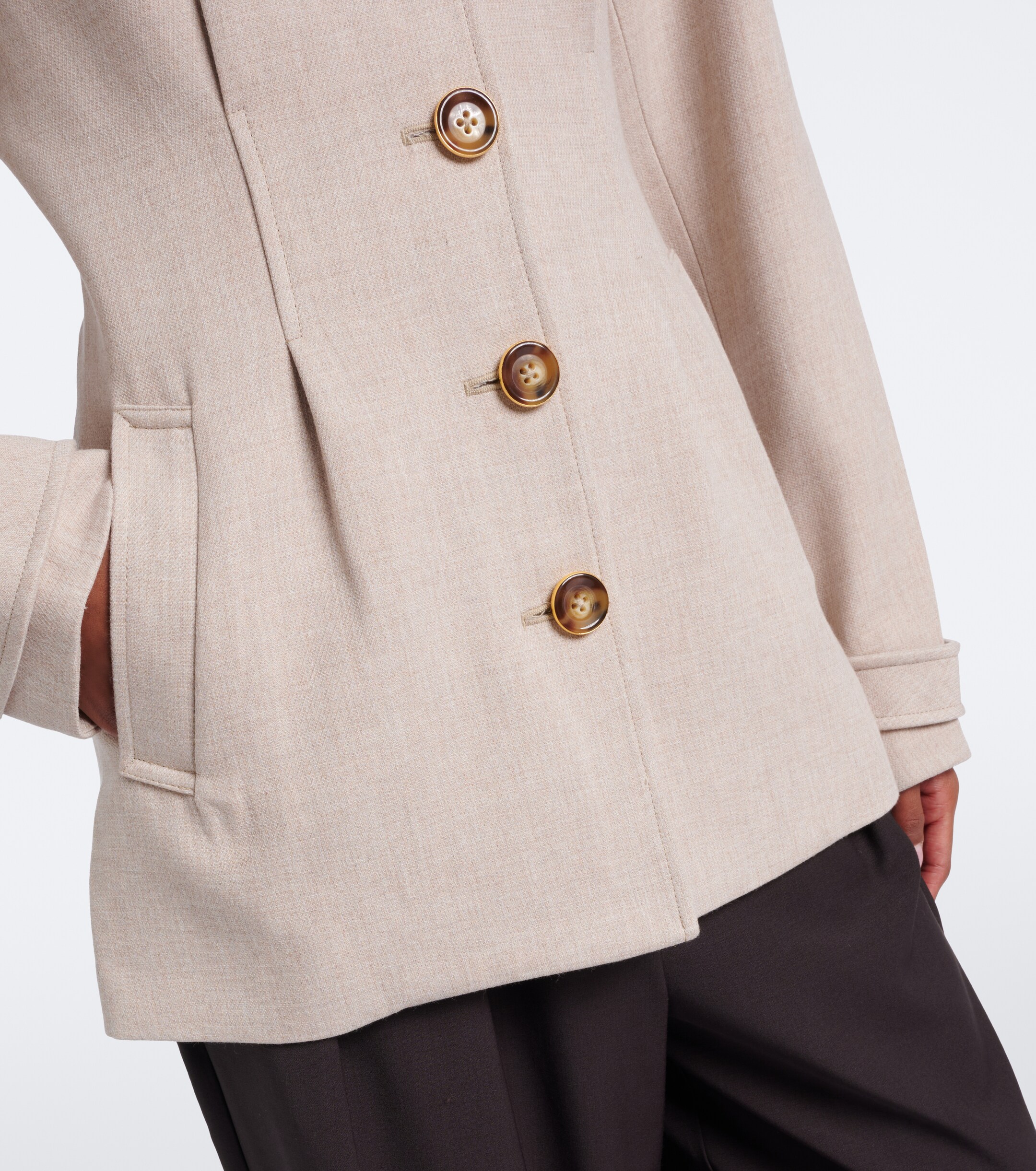 Veronica Beard Veronica Beard Severine pleated jacket