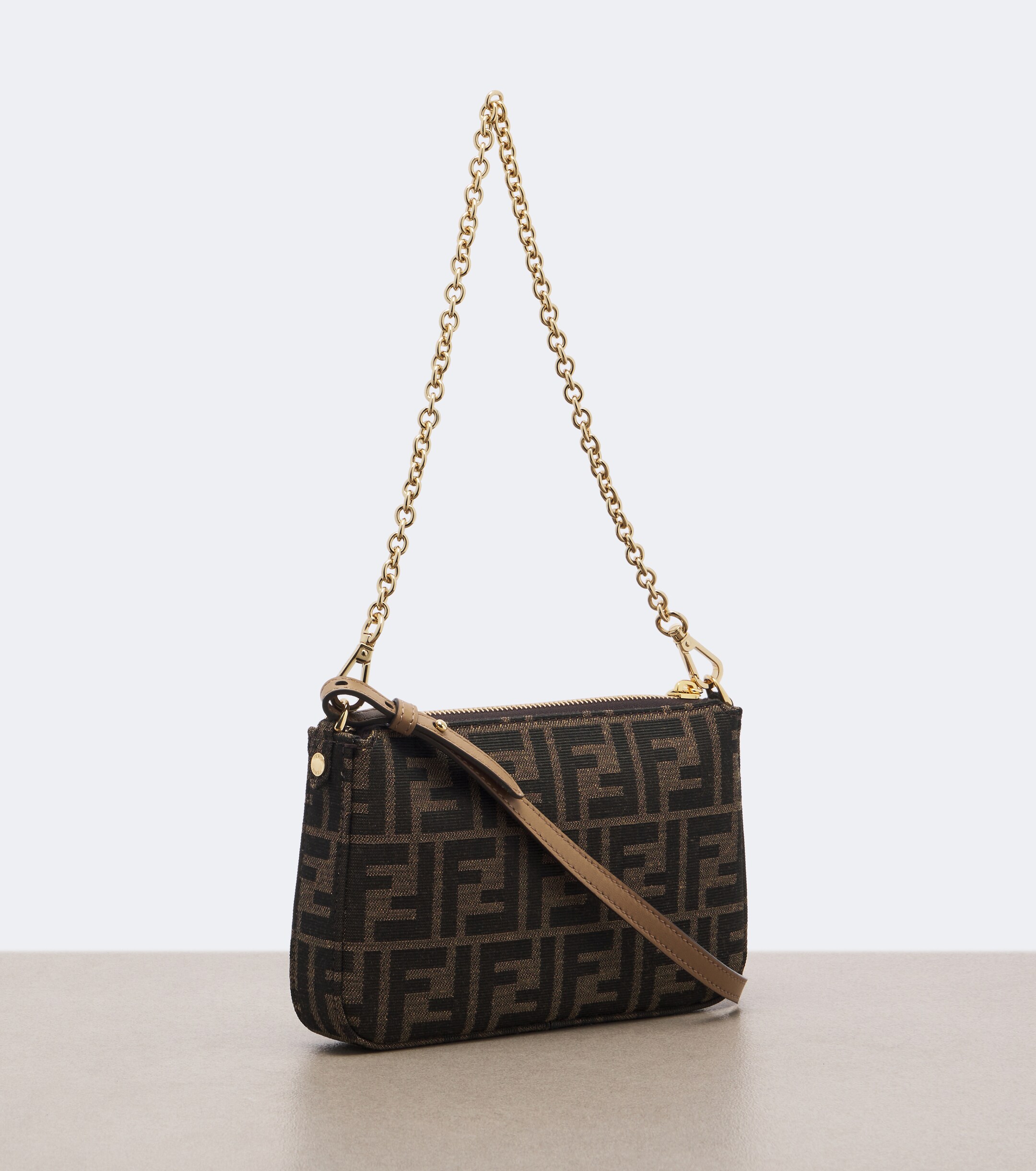 Fendi Fendi Tube FF Zucca pouch with strap