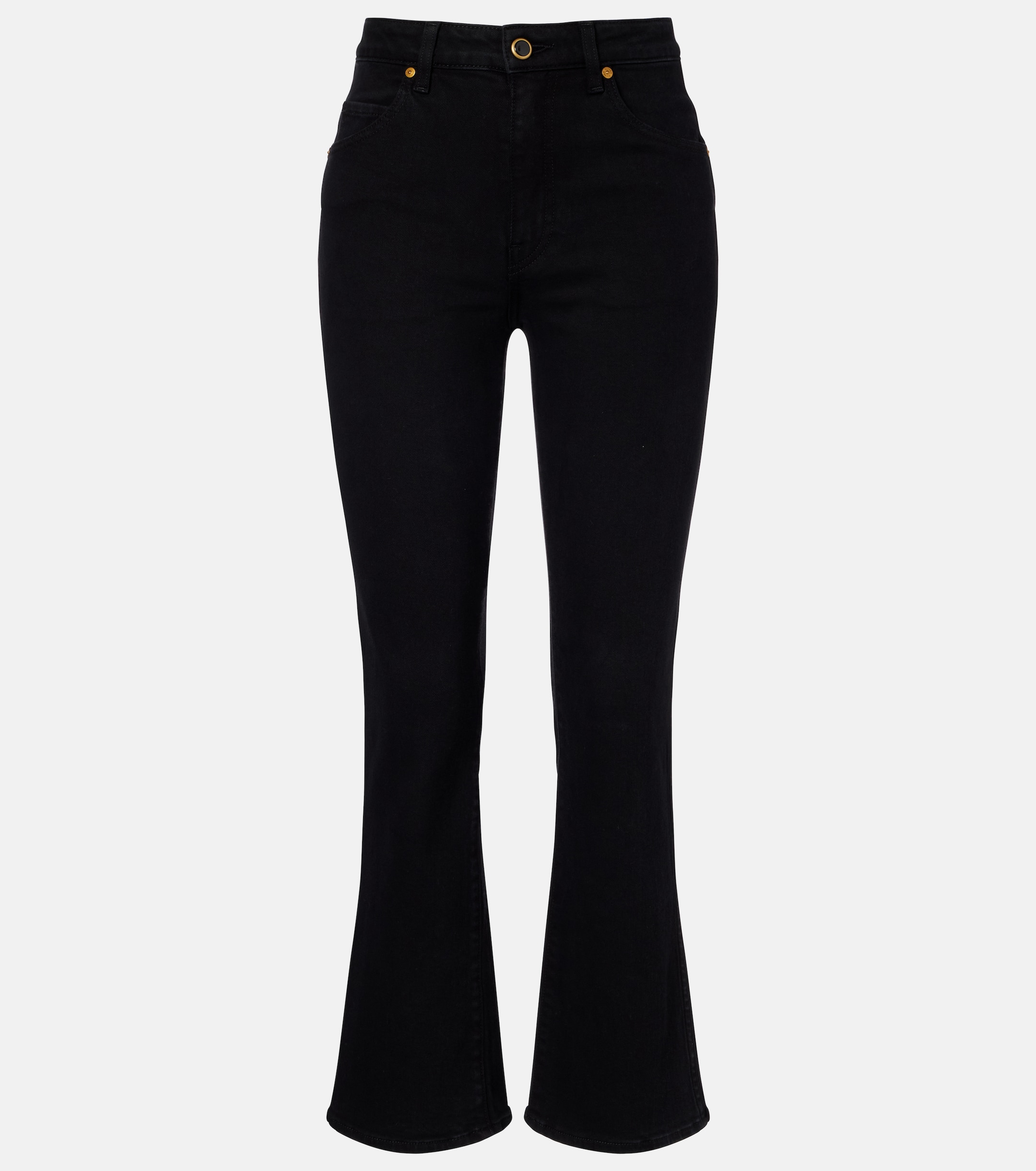 KHAITE Vivian high-rise cropped flared jeans thumbnail
