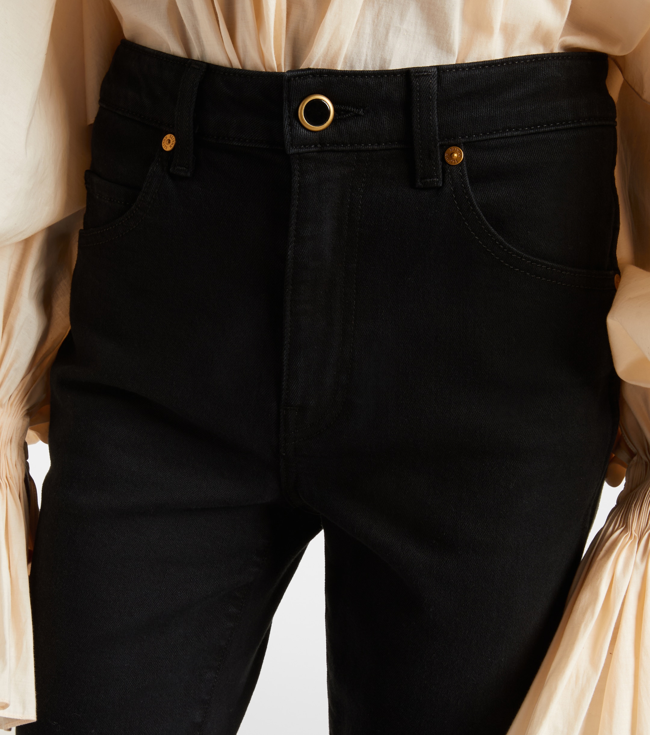 KHAITE Vivian high-rise cropped flared jeans thumbnail