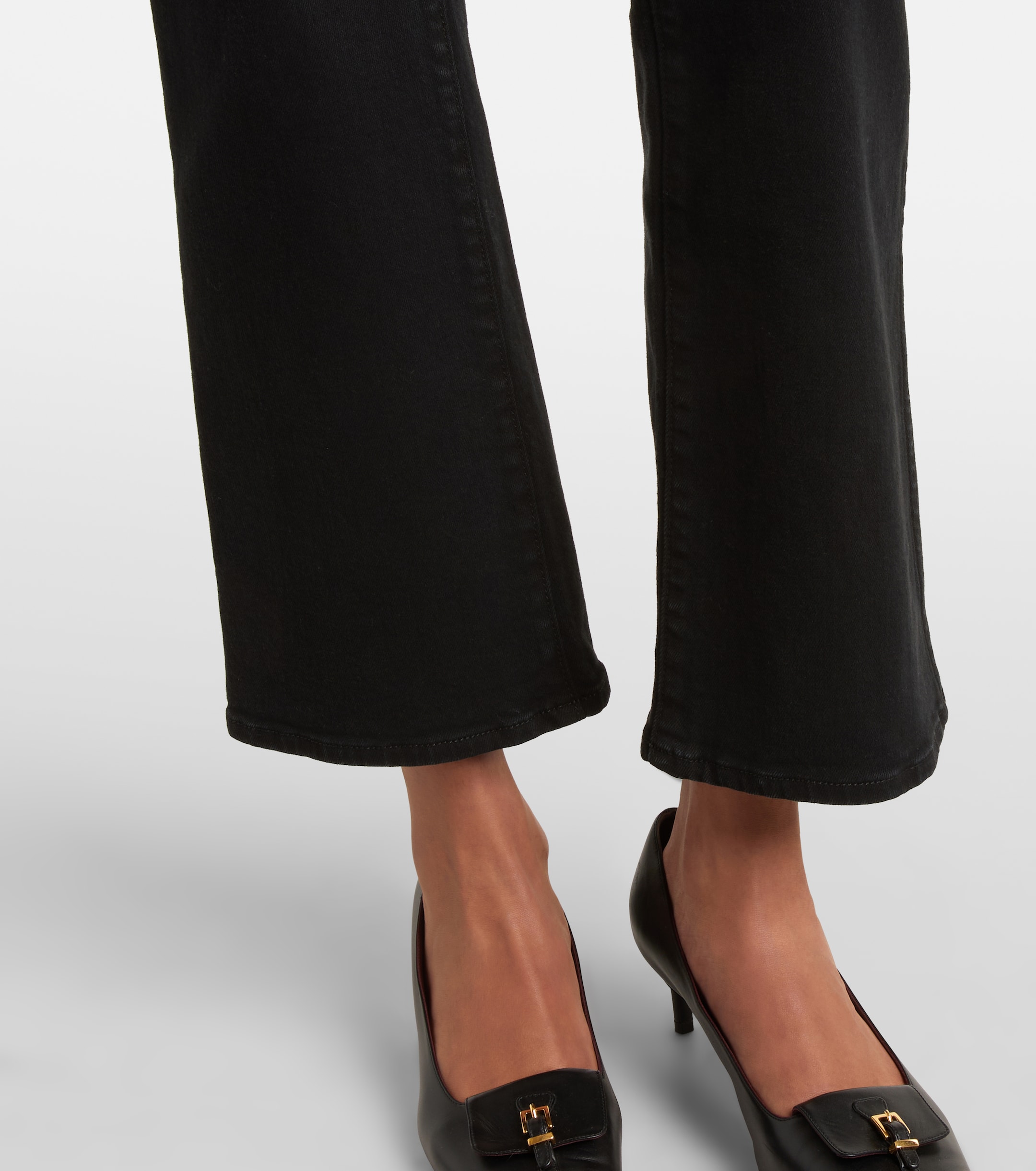 KHAITE Vivian high-rise cropped flared jeans thumbnail