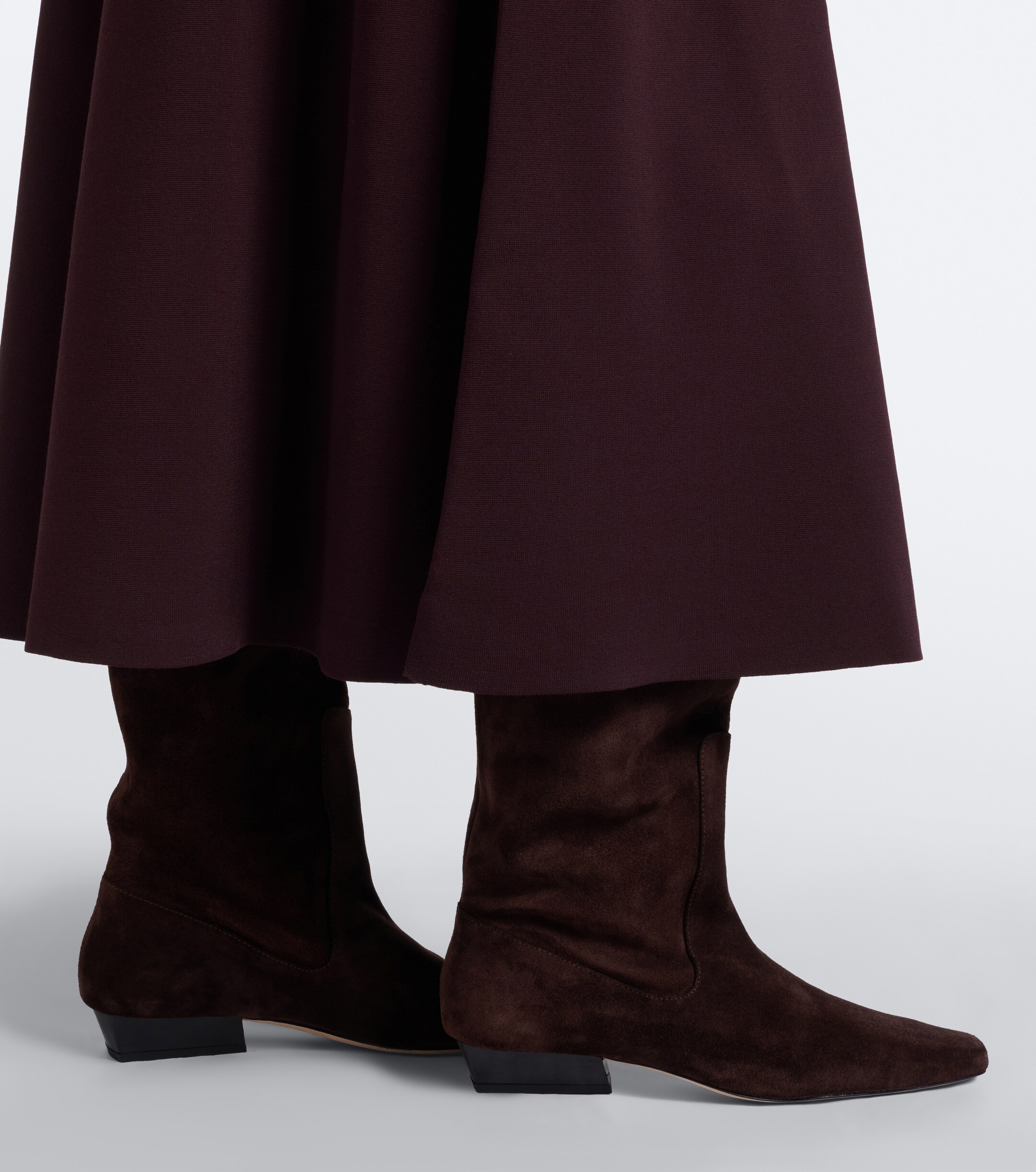 Staud Staud Wally suede knee-high boots