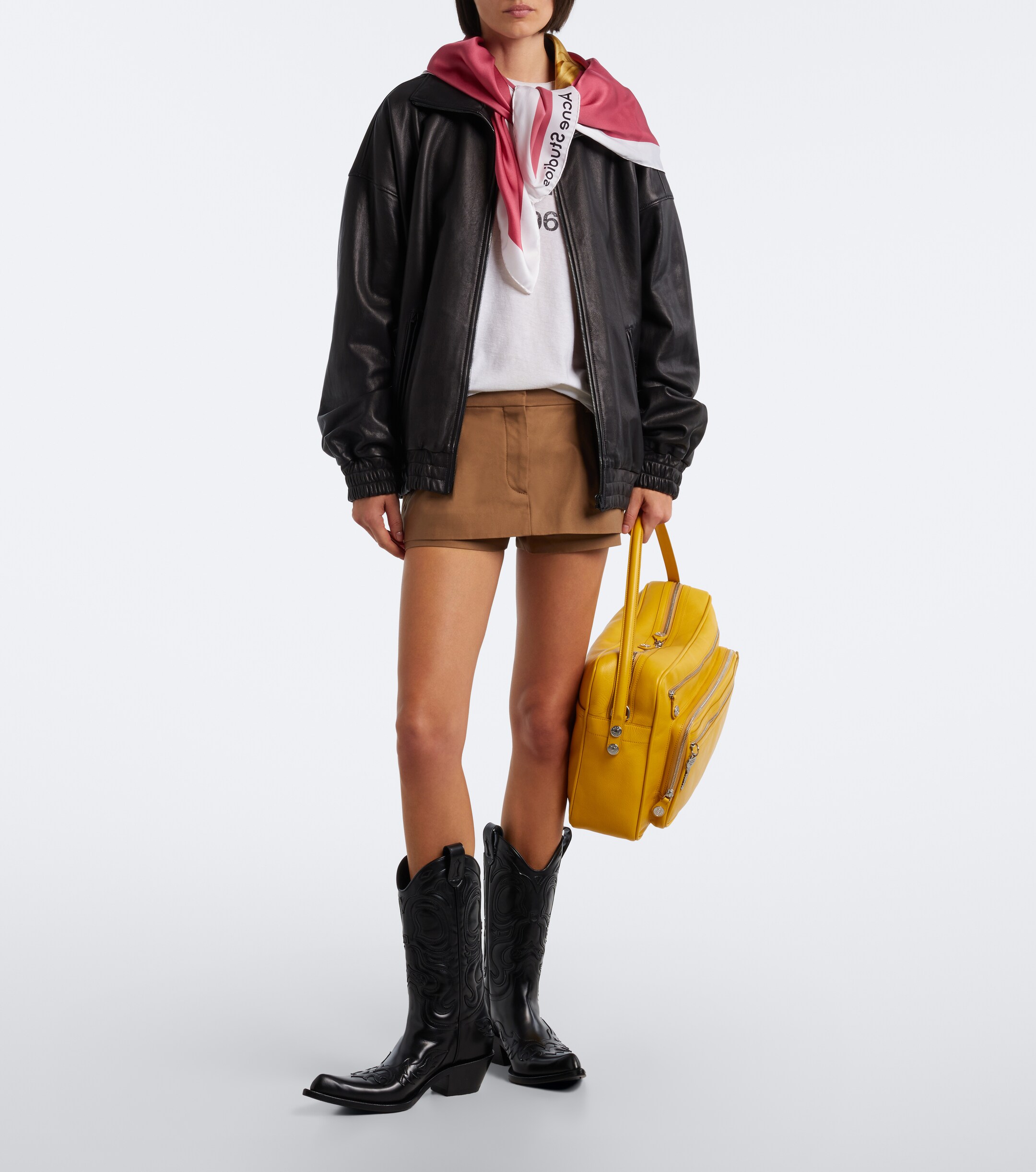 Acne Studios Acne Studios Camero Camera leather shoulder bag