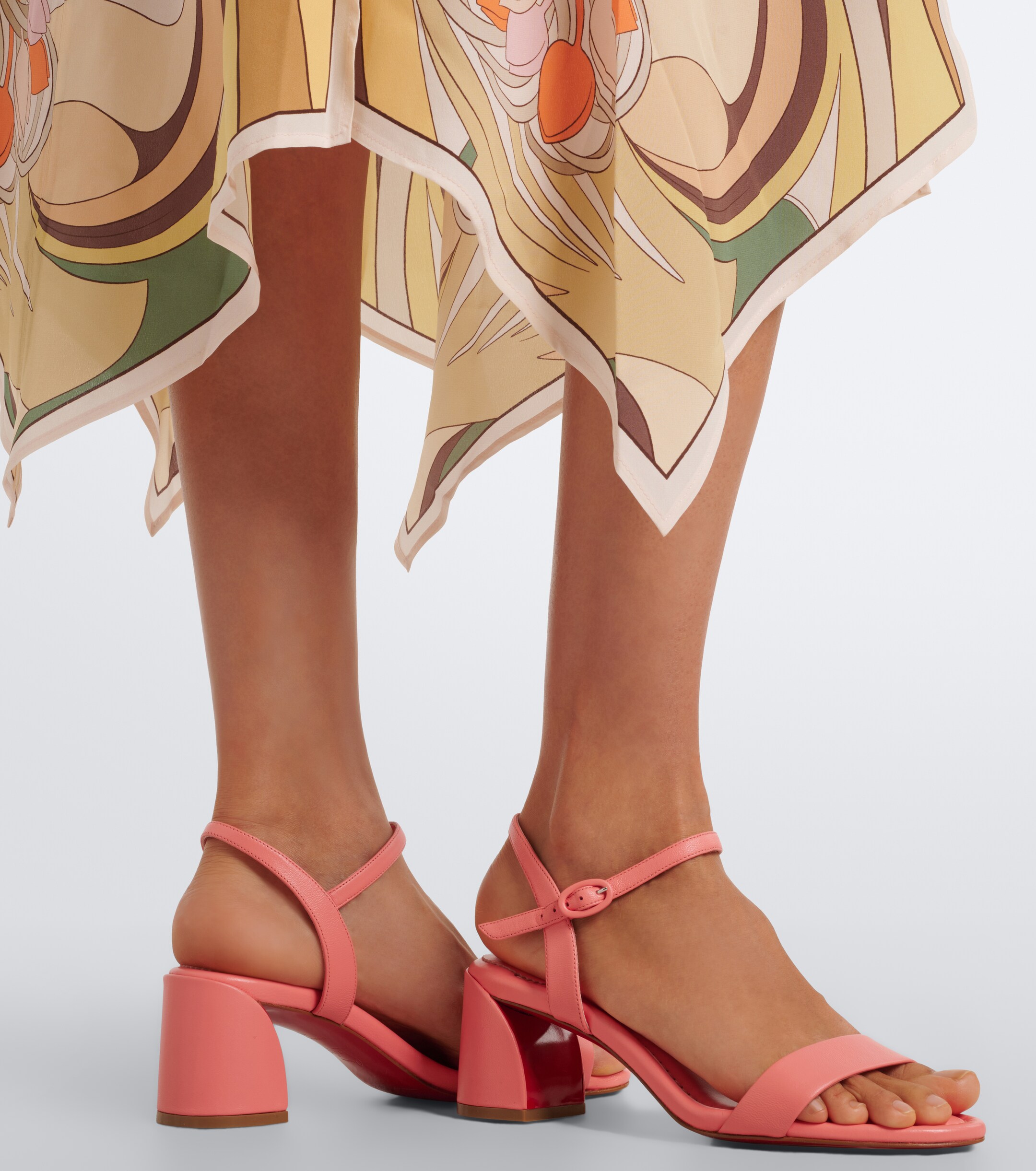 CHRISTIAN LOUBOUTIN Christian Louboutin Jane leather sandals