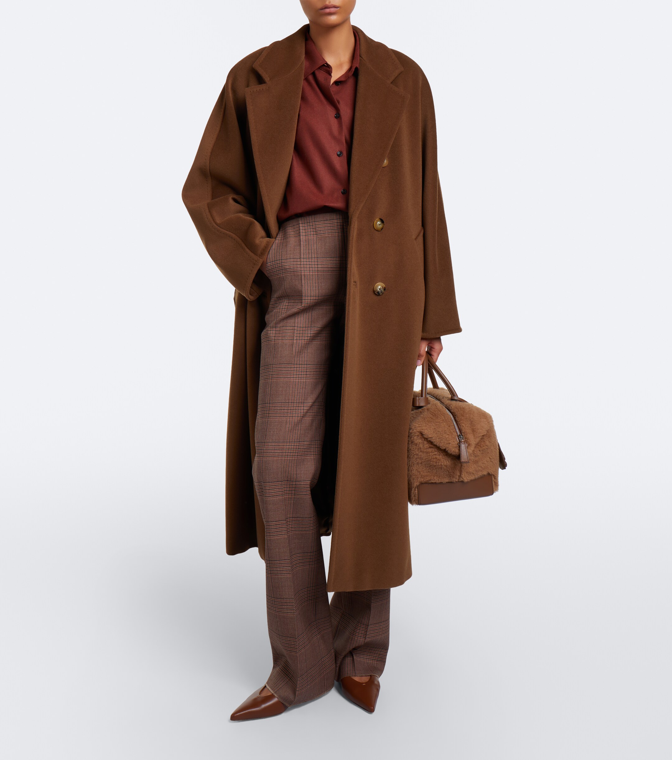 Max Mara Max Mara Large teddy bowling bag