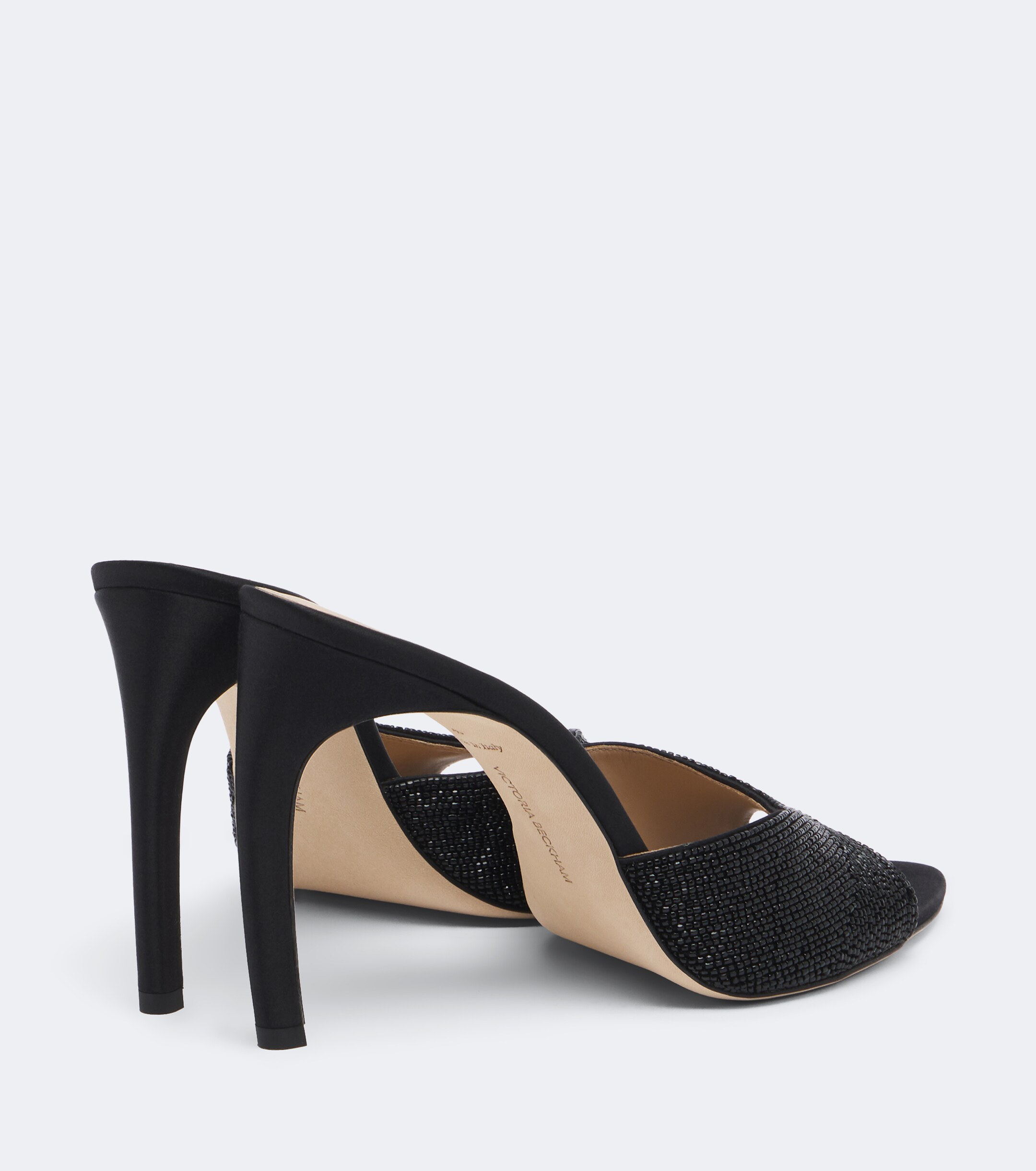 Victoria Beckham Victoria Beckham Harlow beaded satin mules