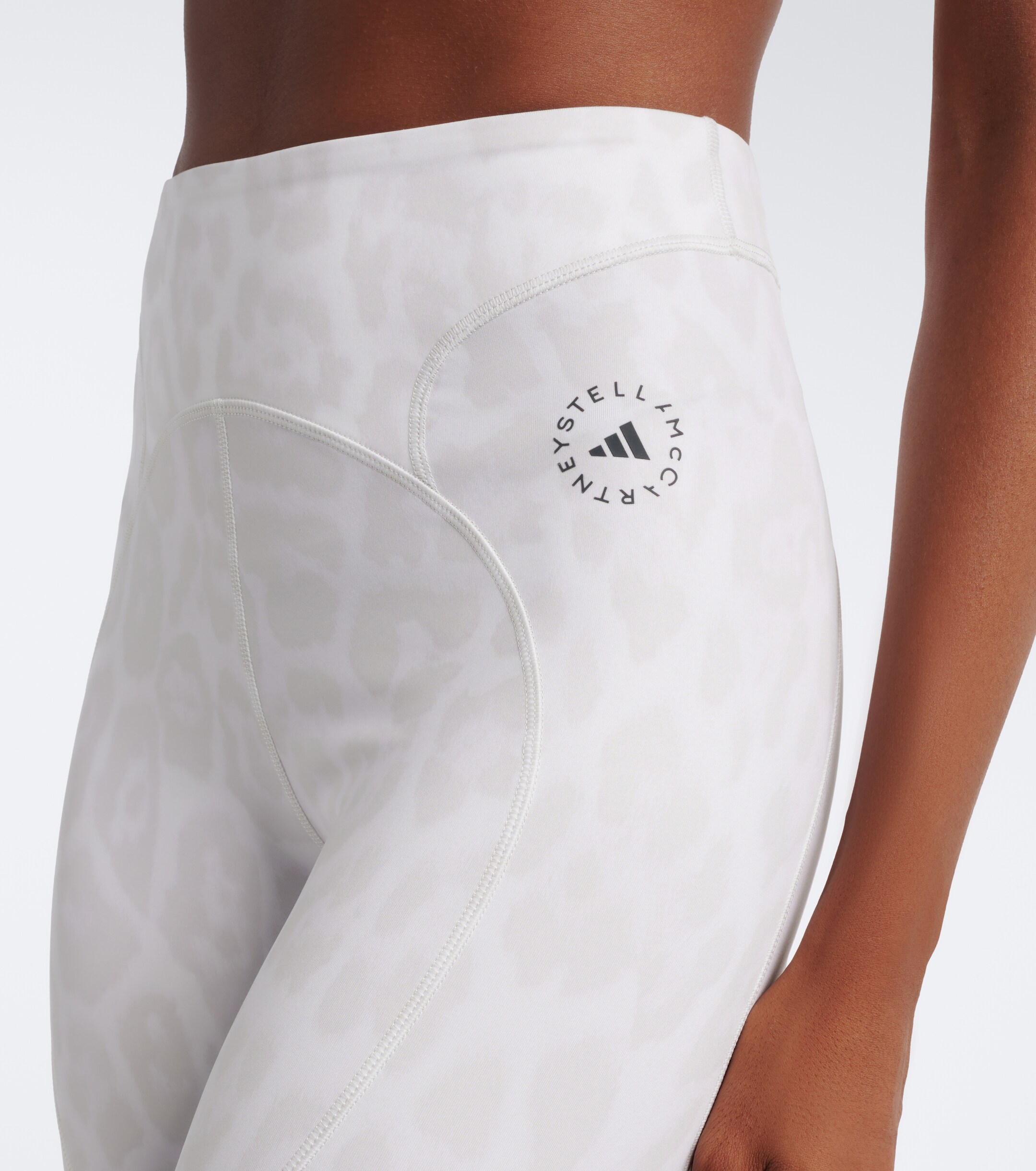 adidas by Stella McCartney Adidas by Stella McCartney Logo leopard-print leggings