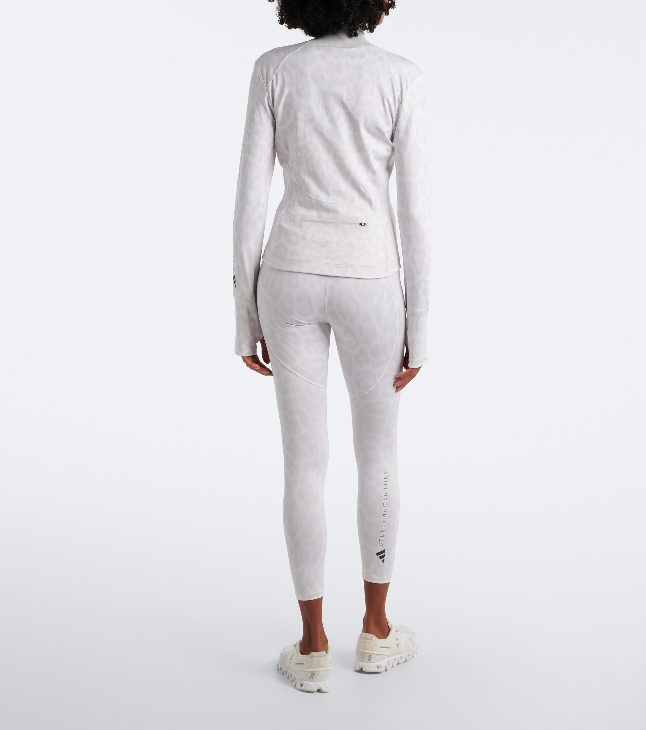 adidas by Stella McCartney Adidas by Stella McCartney Logo leopard-print leggings
