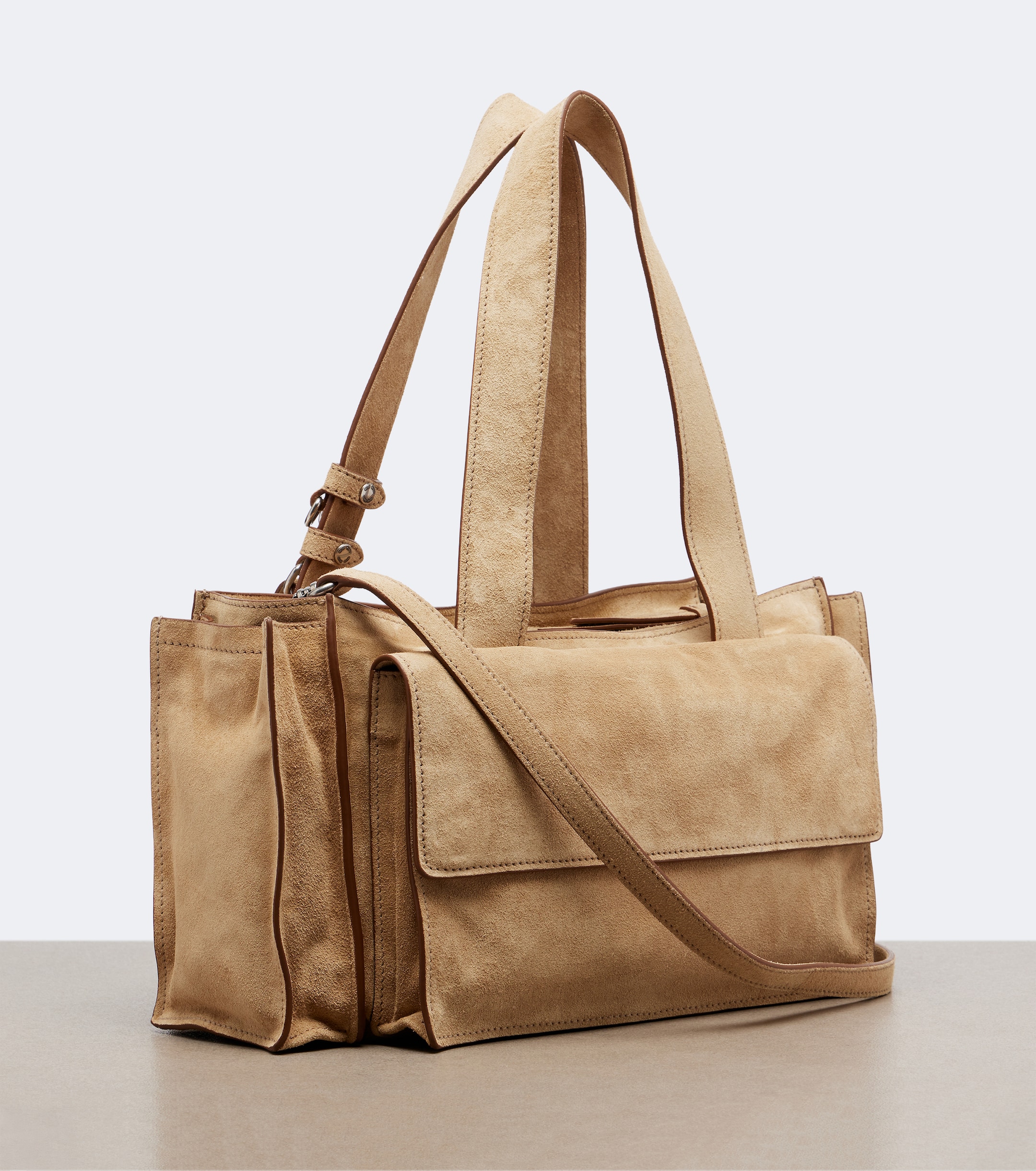 Miu Miu Utilitaire suede shoulder bag
