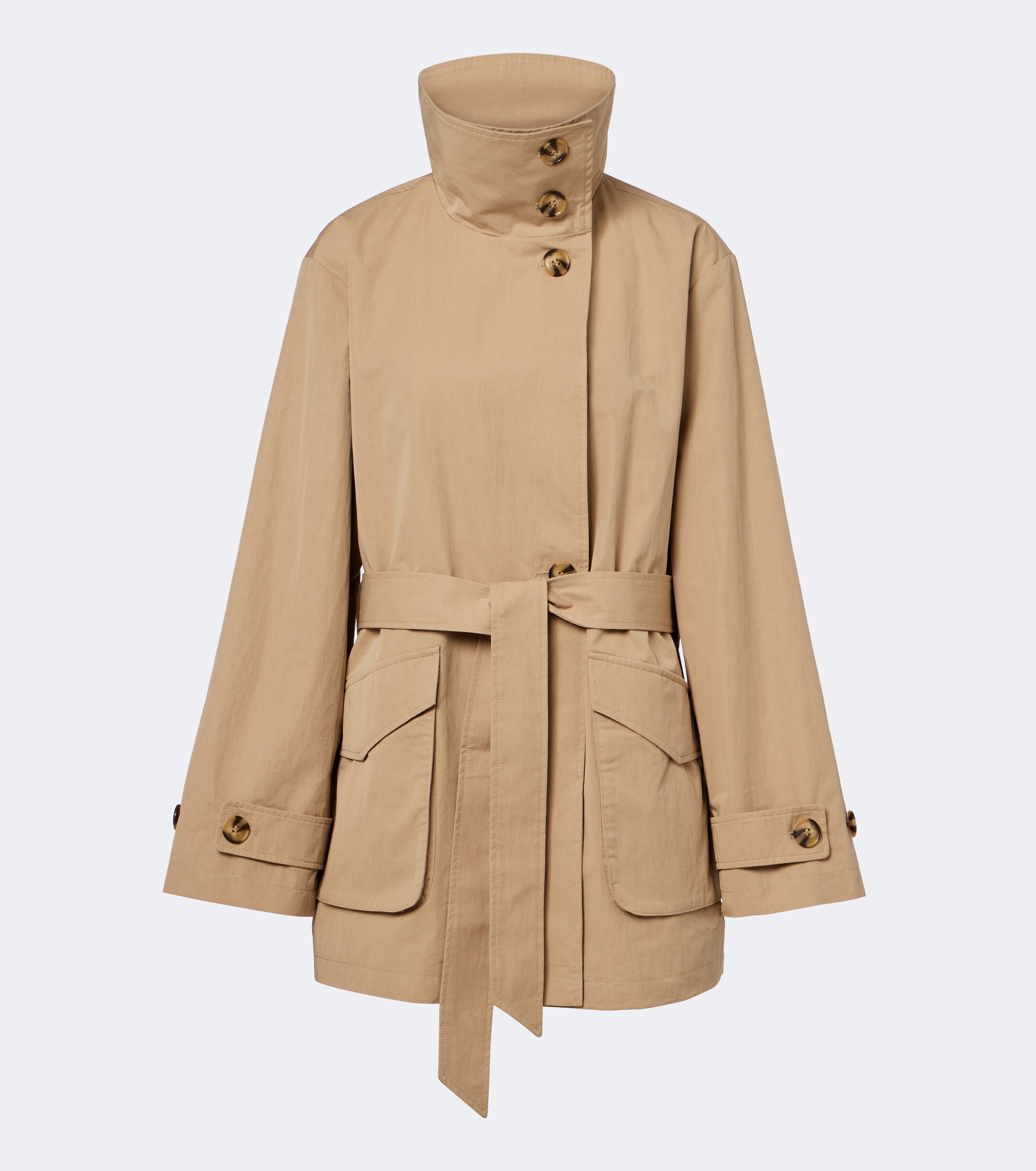 Varley Varley Celina belted cotton-blend jacket