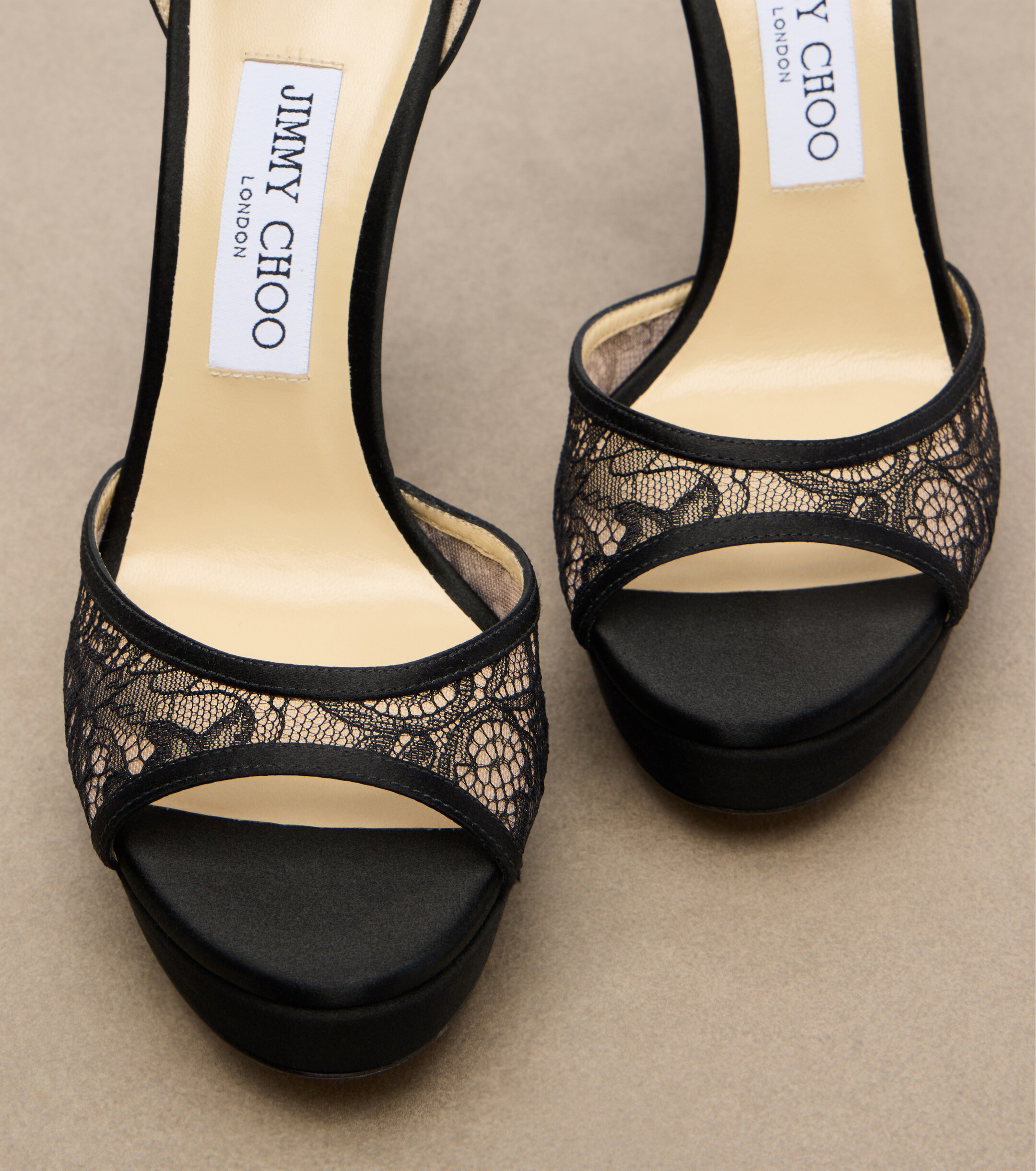 JIMMY CHOO Jimmy Choo Pattie lace platform sandals