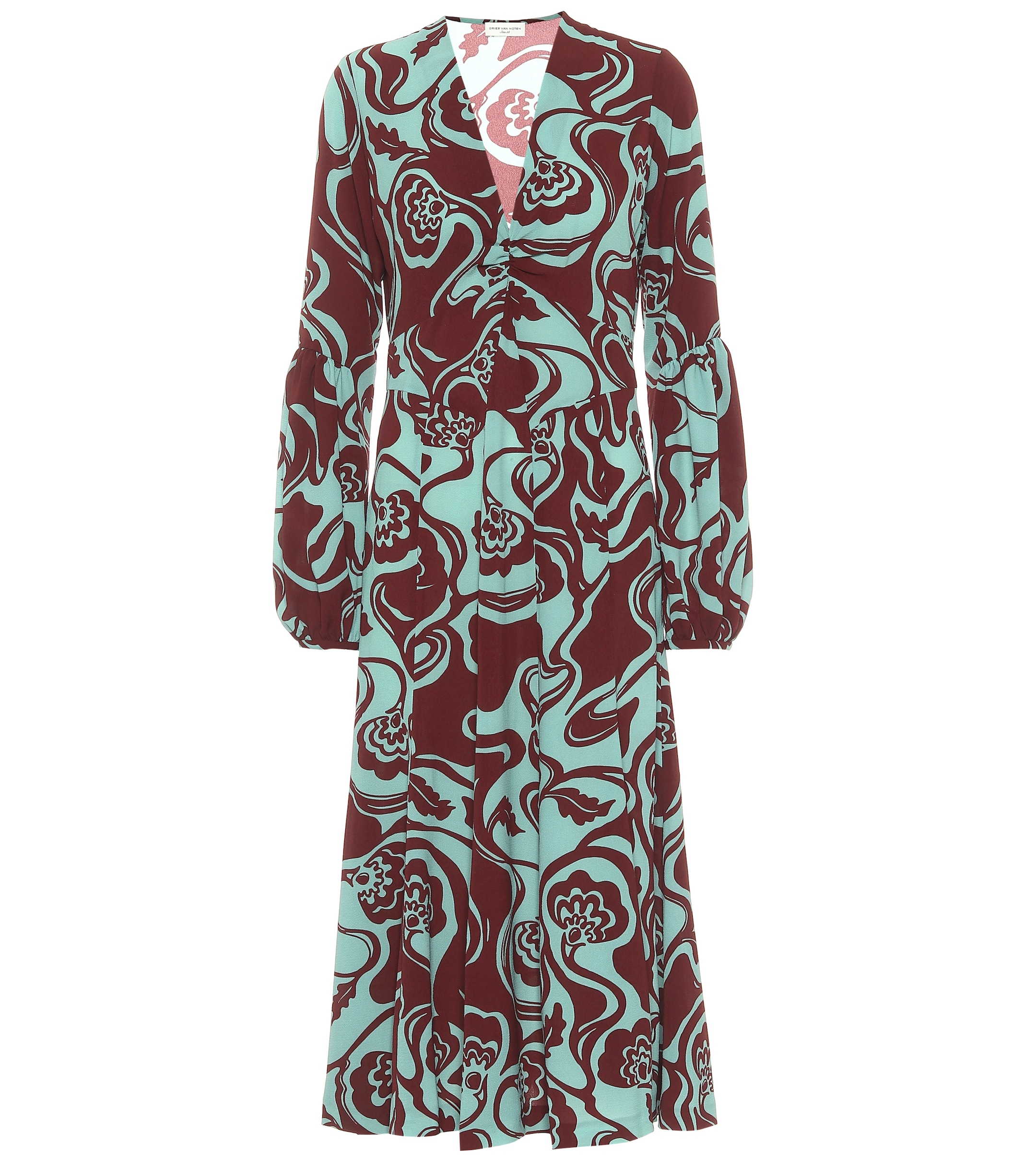 Dries Van Noten Floral midi dress