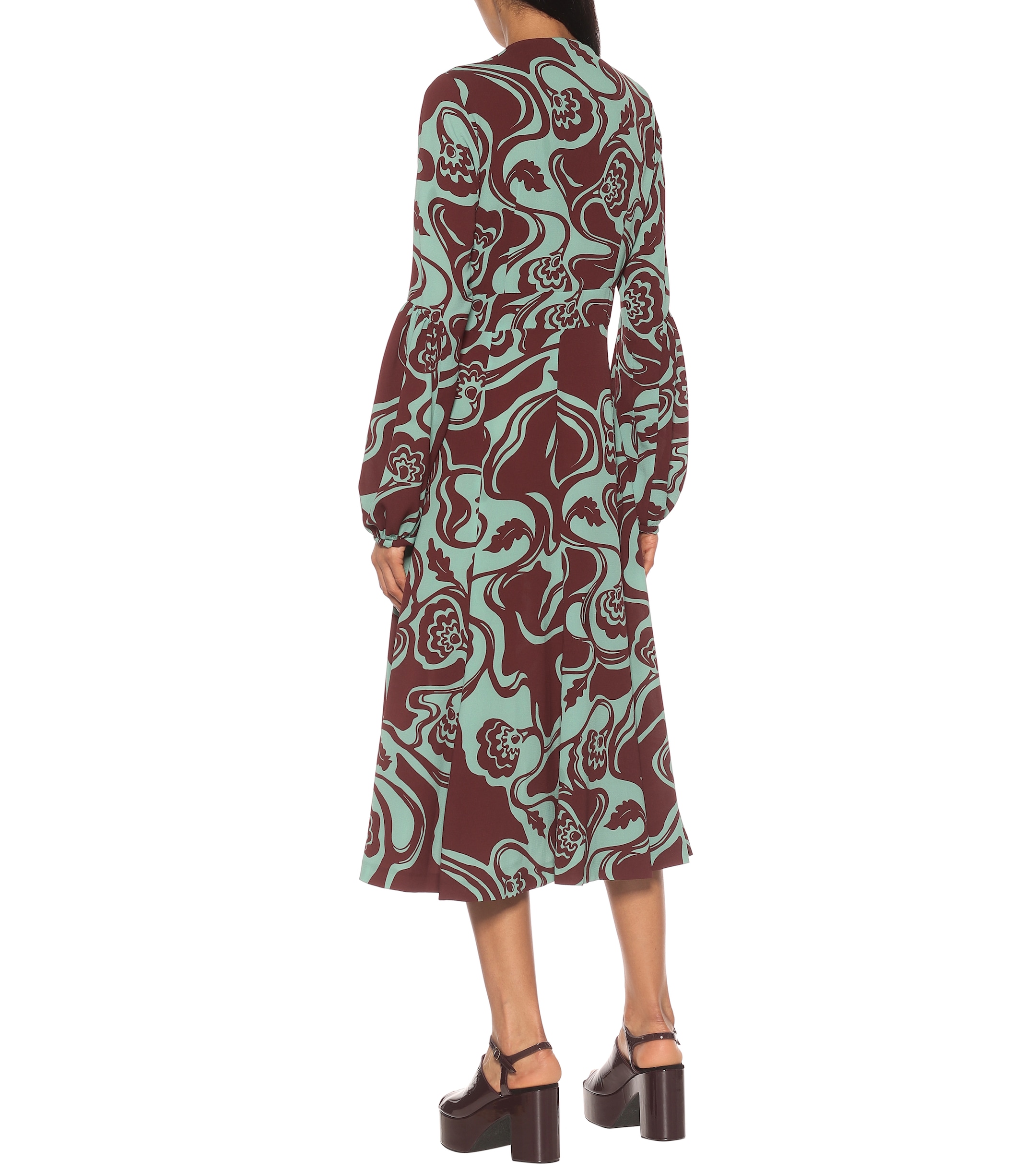 Dries Van Noten Floral midi dress