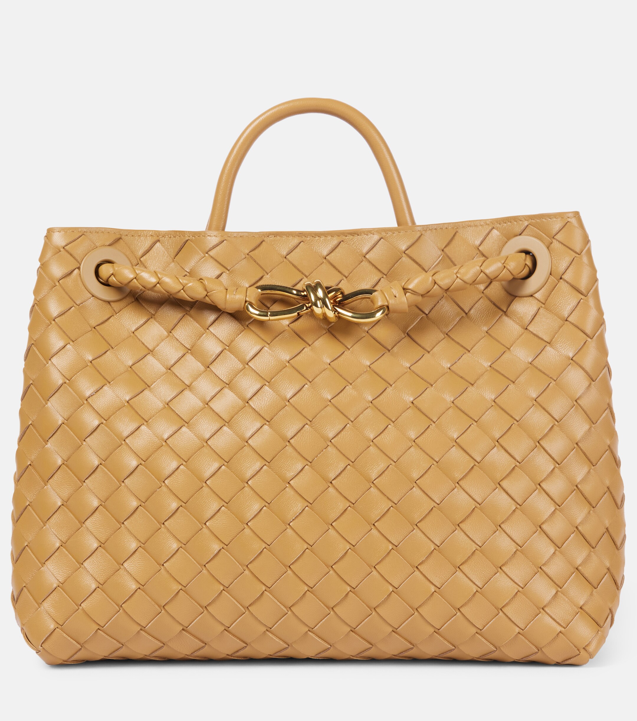 Bottega Veneta Andiamo Intrecciato Medium leather tote bag