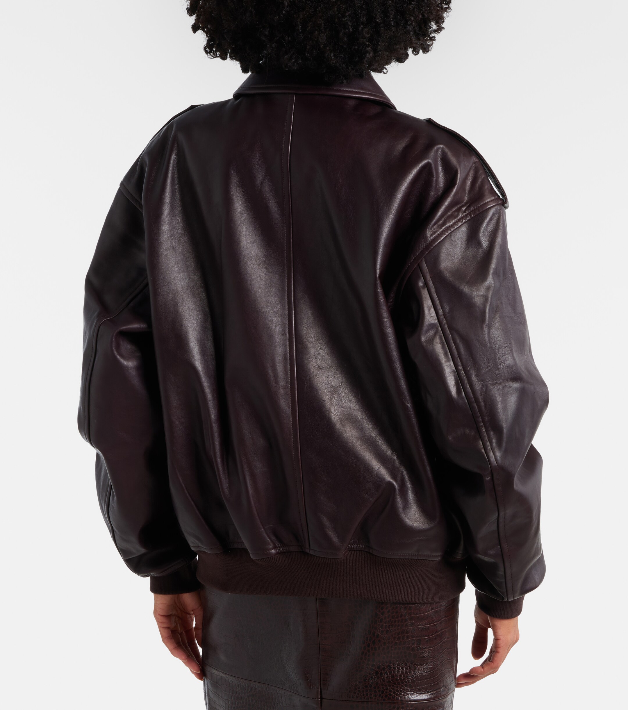 The Frankie Shop Viper leather jacket