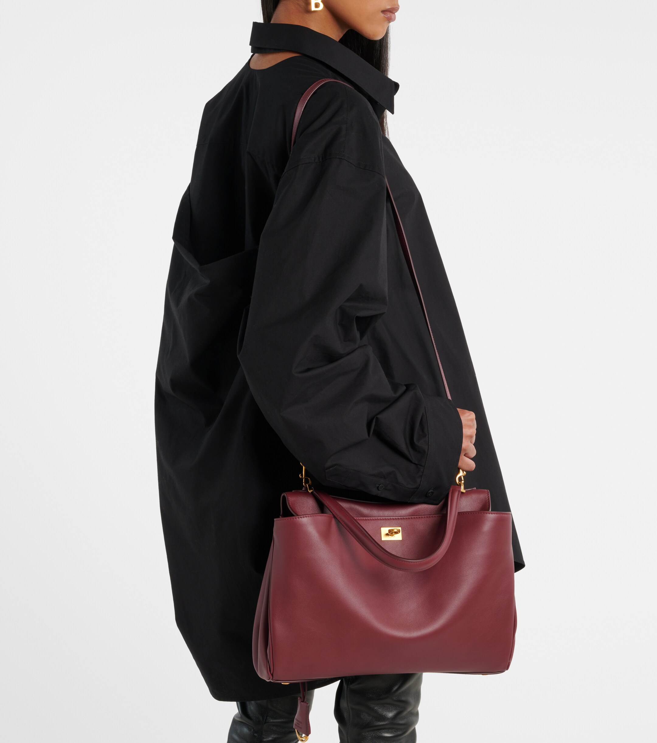 Balenciaga Rodeo Medium leather shoulder bag