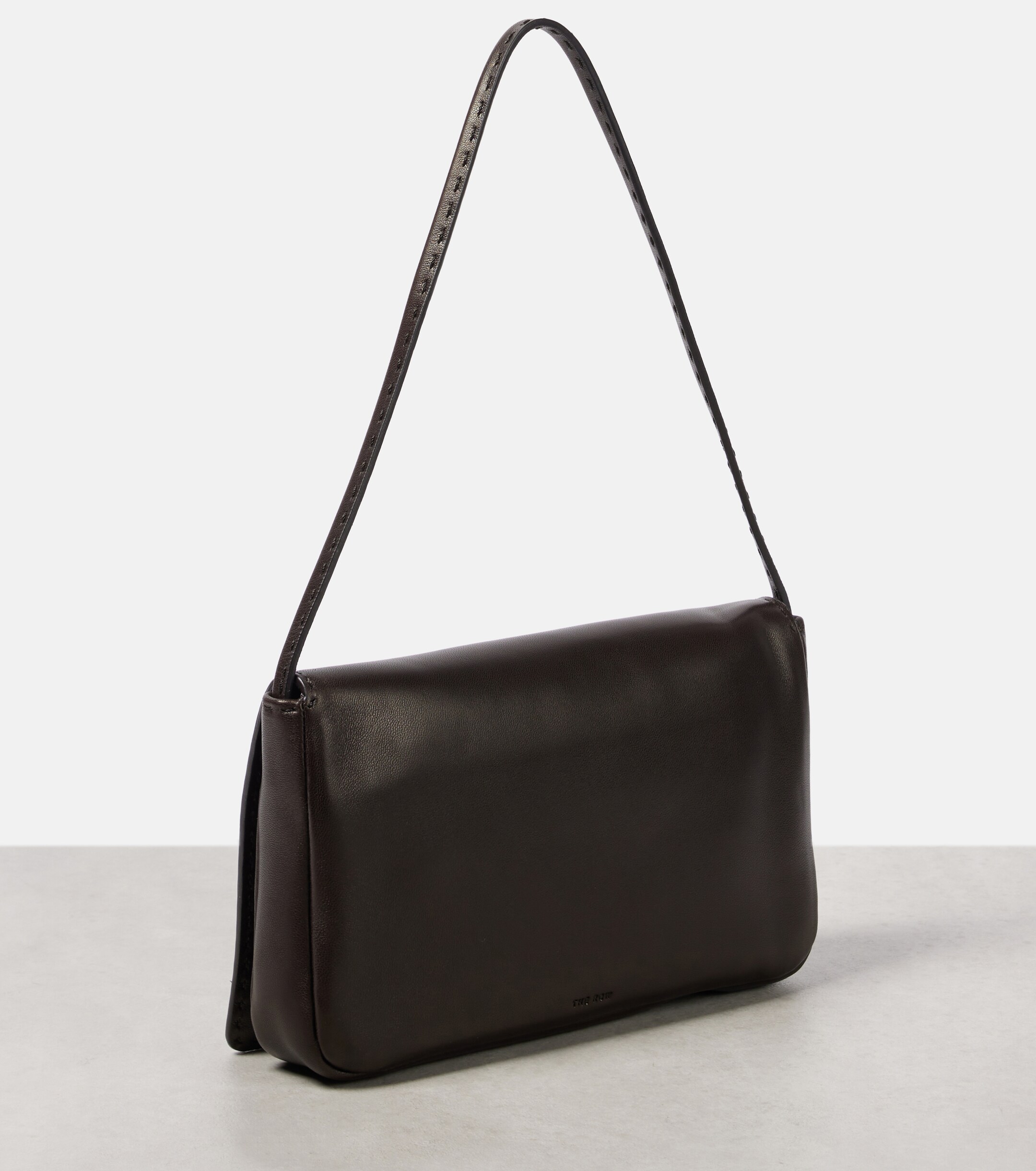 The Row Nuance leather shoulder bag