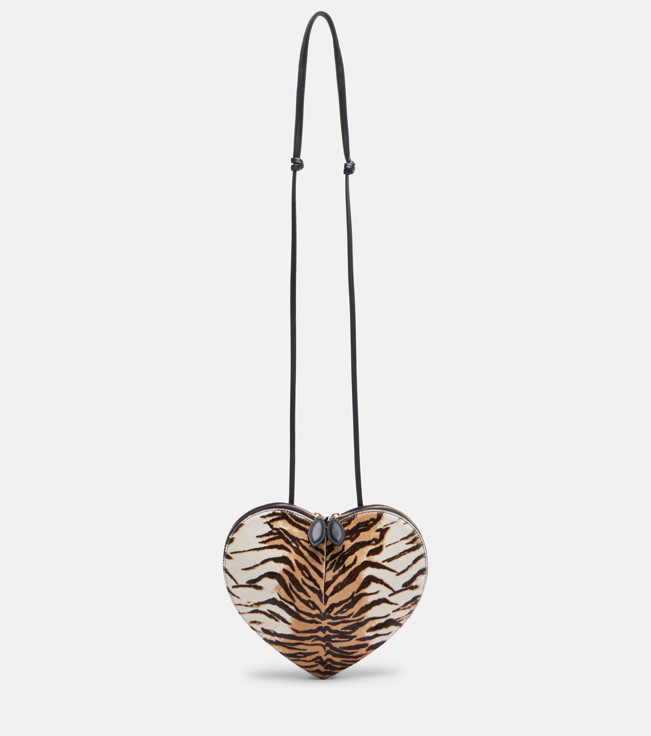 Alaïa Le Cœur Small calf hair crossbody bag