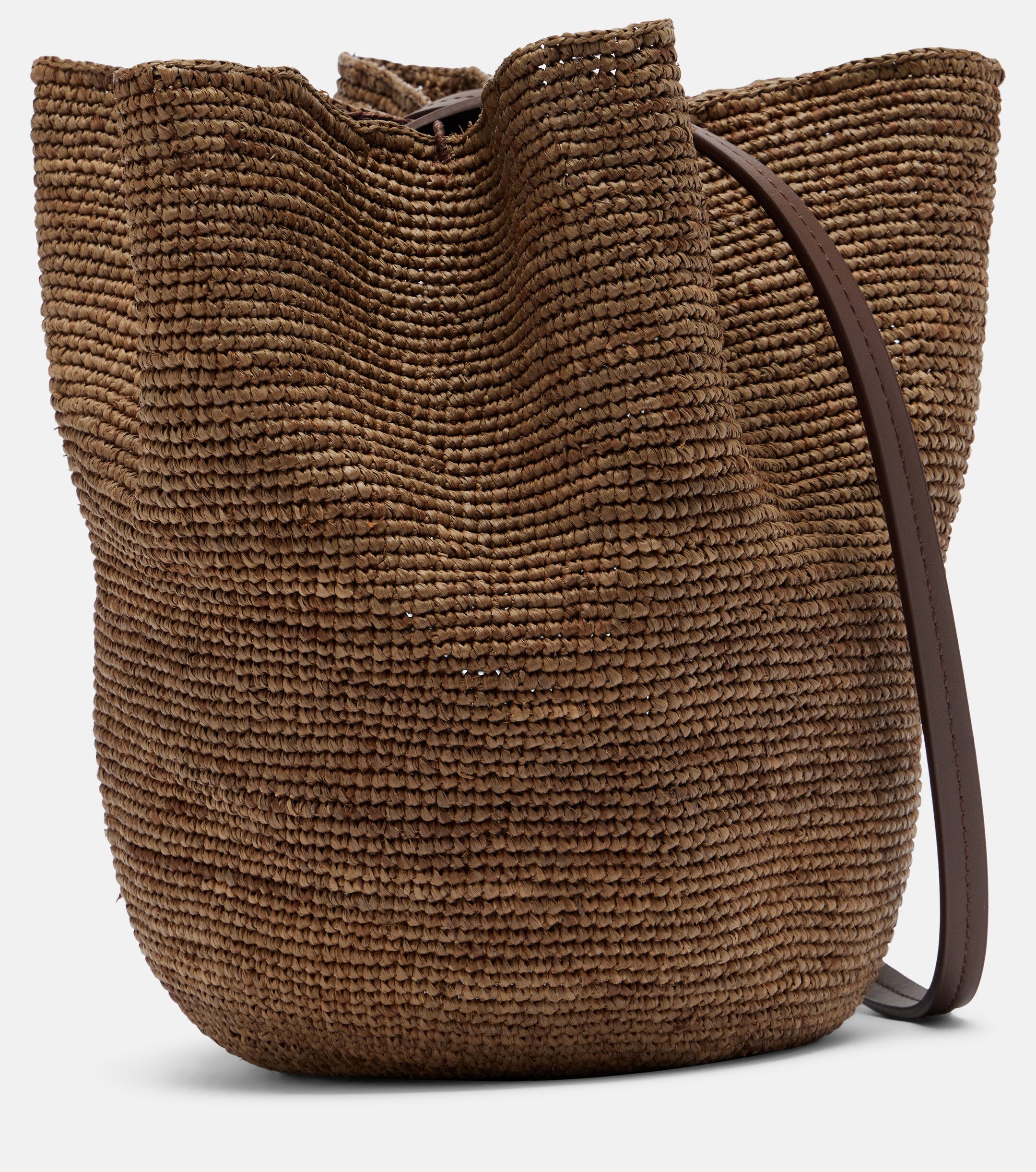Ruslan Baginskiy HatBag raffia bucket bag thumbnail