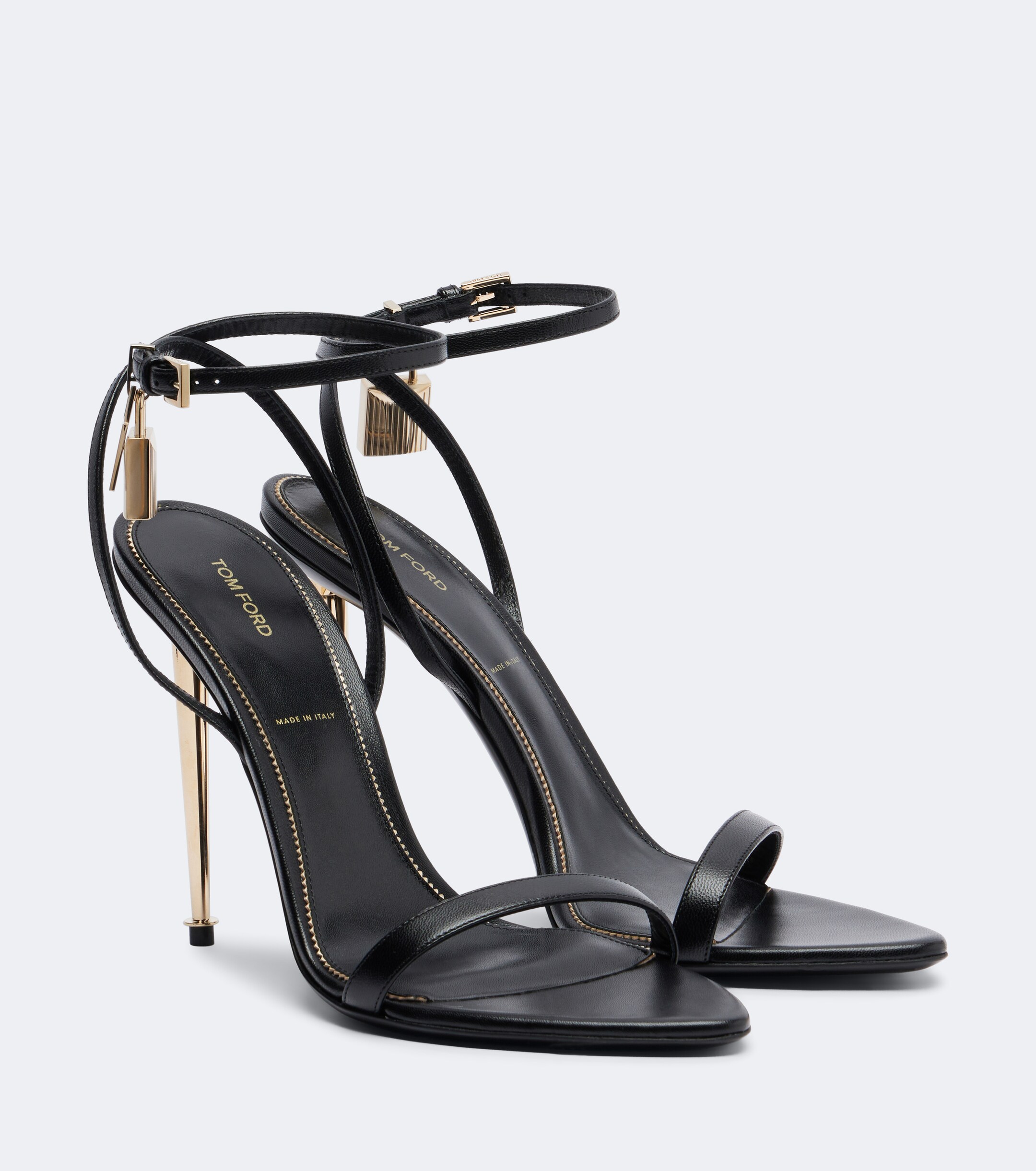 Tom Ford Tom Ford Padlock leather sandals