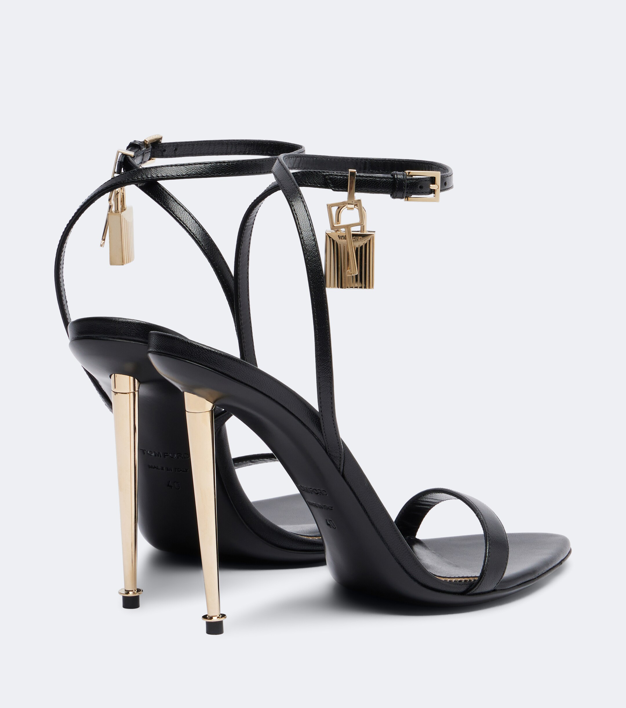 Tom Ford Tom Ford Padlock leather sandals