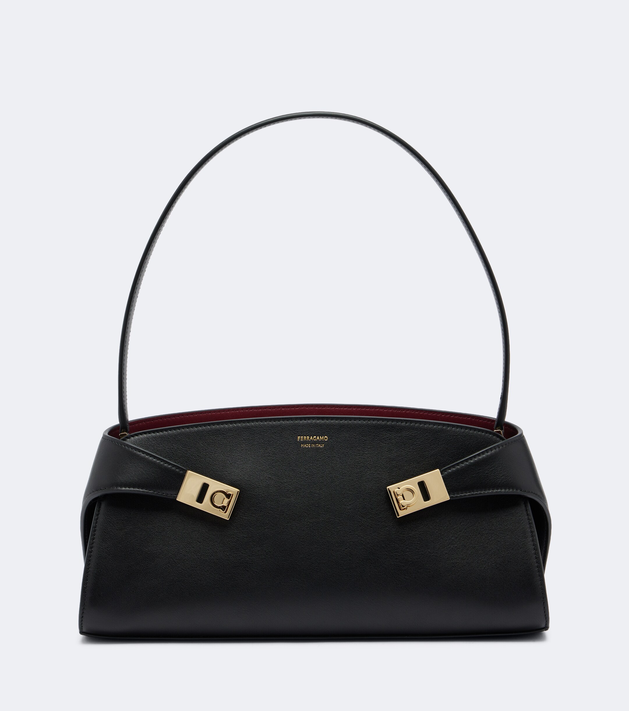 Ferragamo Hug East-West Small leather shoulder bag