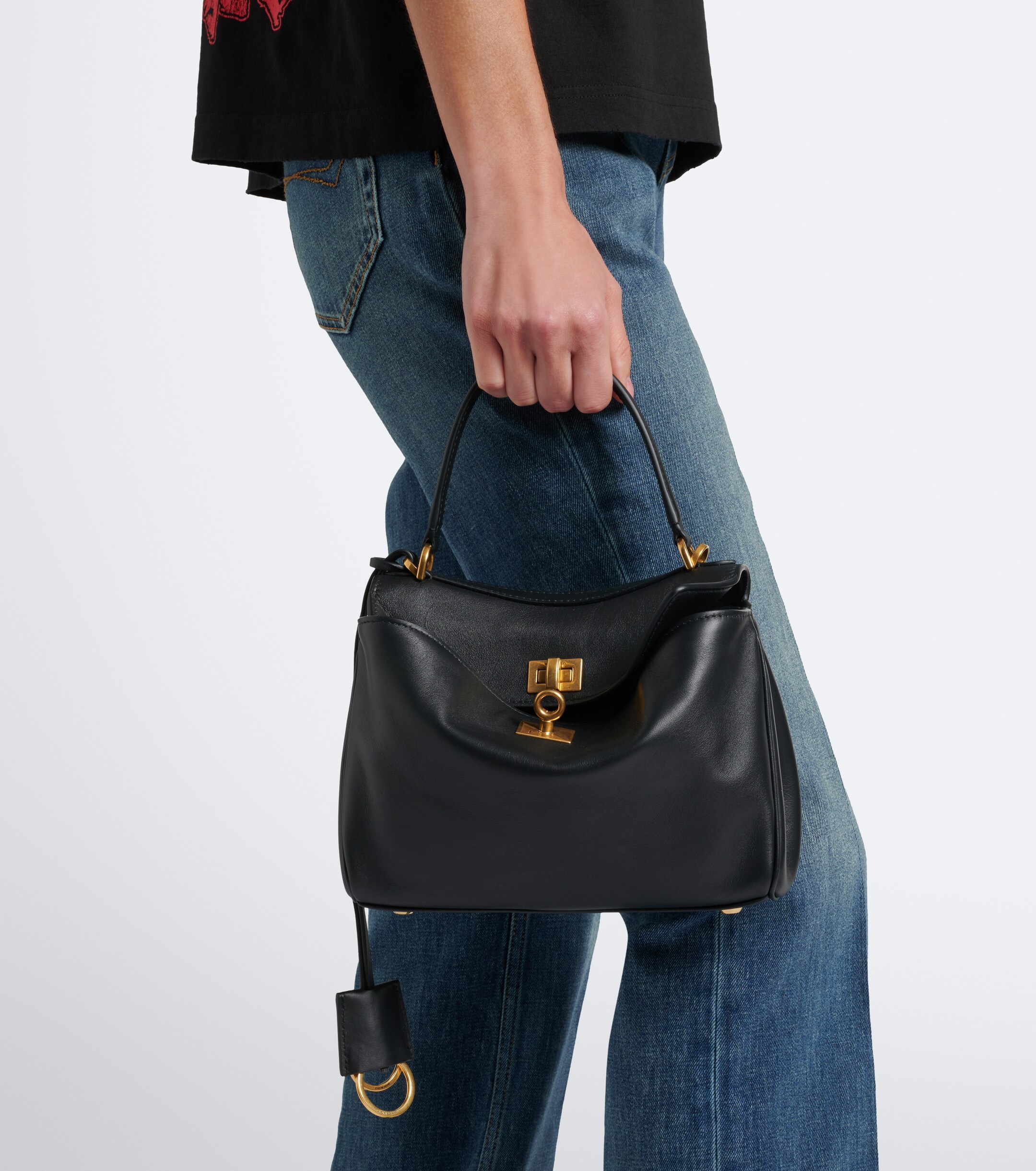 Balenciaga Rodeo Mini leather top-handle bag