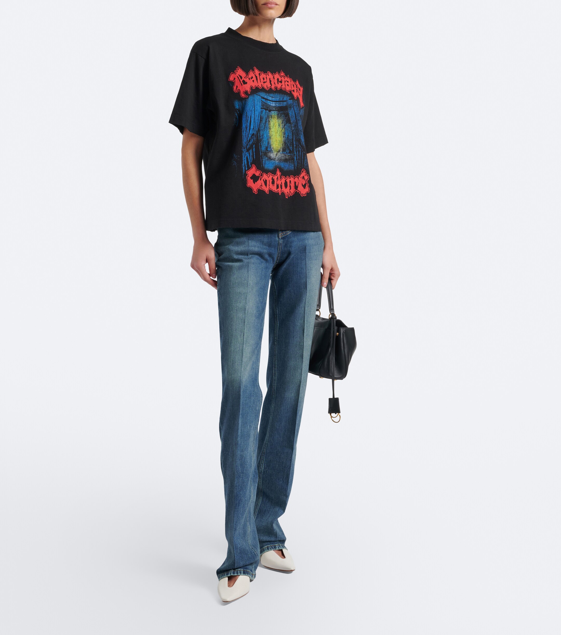 Balenciaga Rodeo Mini leather top-handle bag