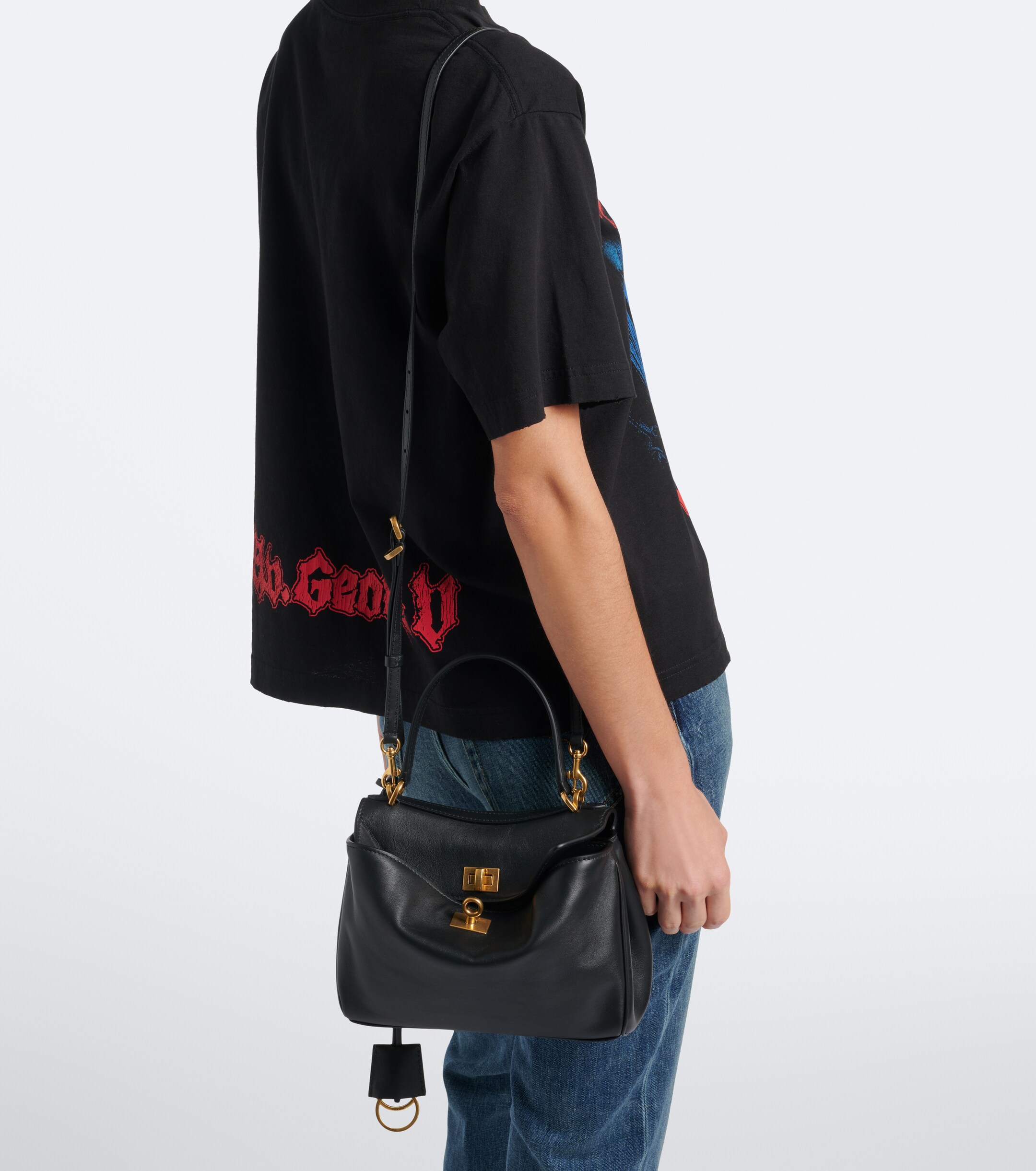 Balenciaga Rodeo Mini leather top-handle bag