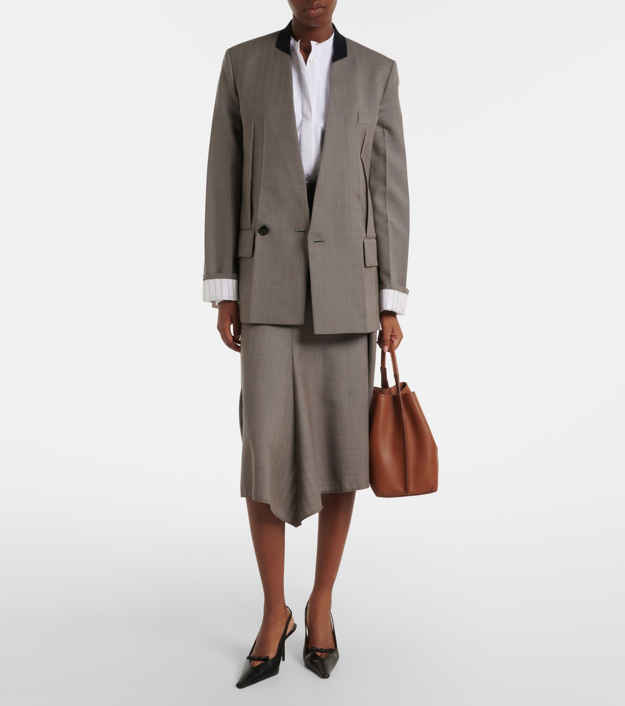 Victoria Beckham Victoria Medium leather bucket bag