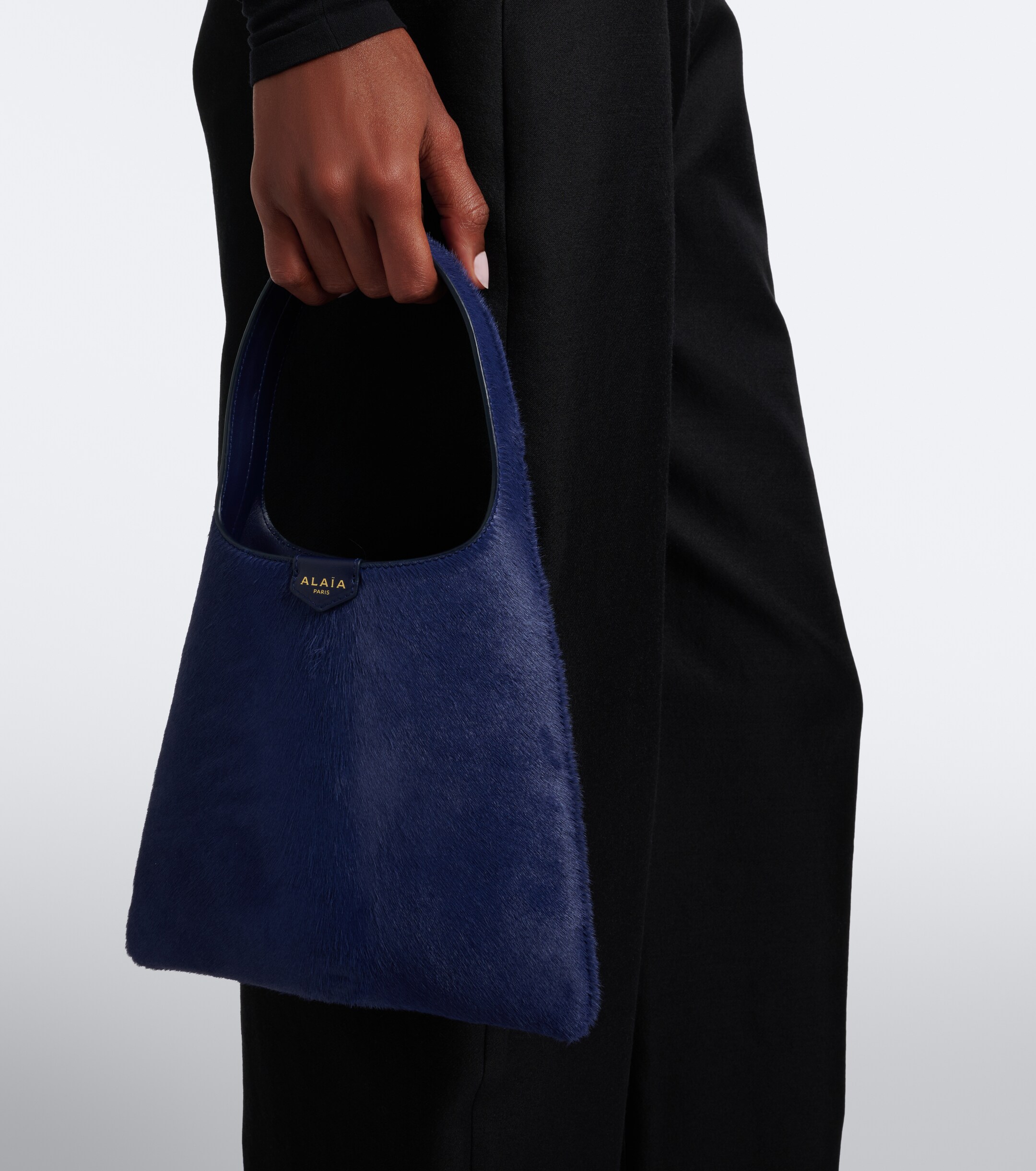 Alaïa Small calf hair top-handle bag