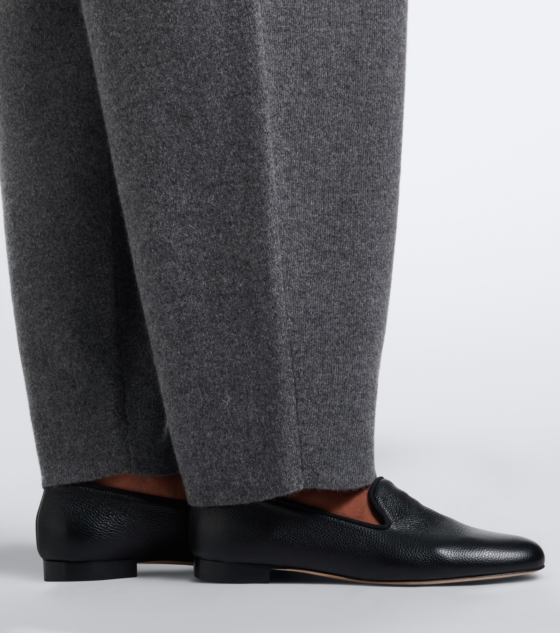 arch4 Arch4 Hayden knitted cashmere barrel-leg pants
