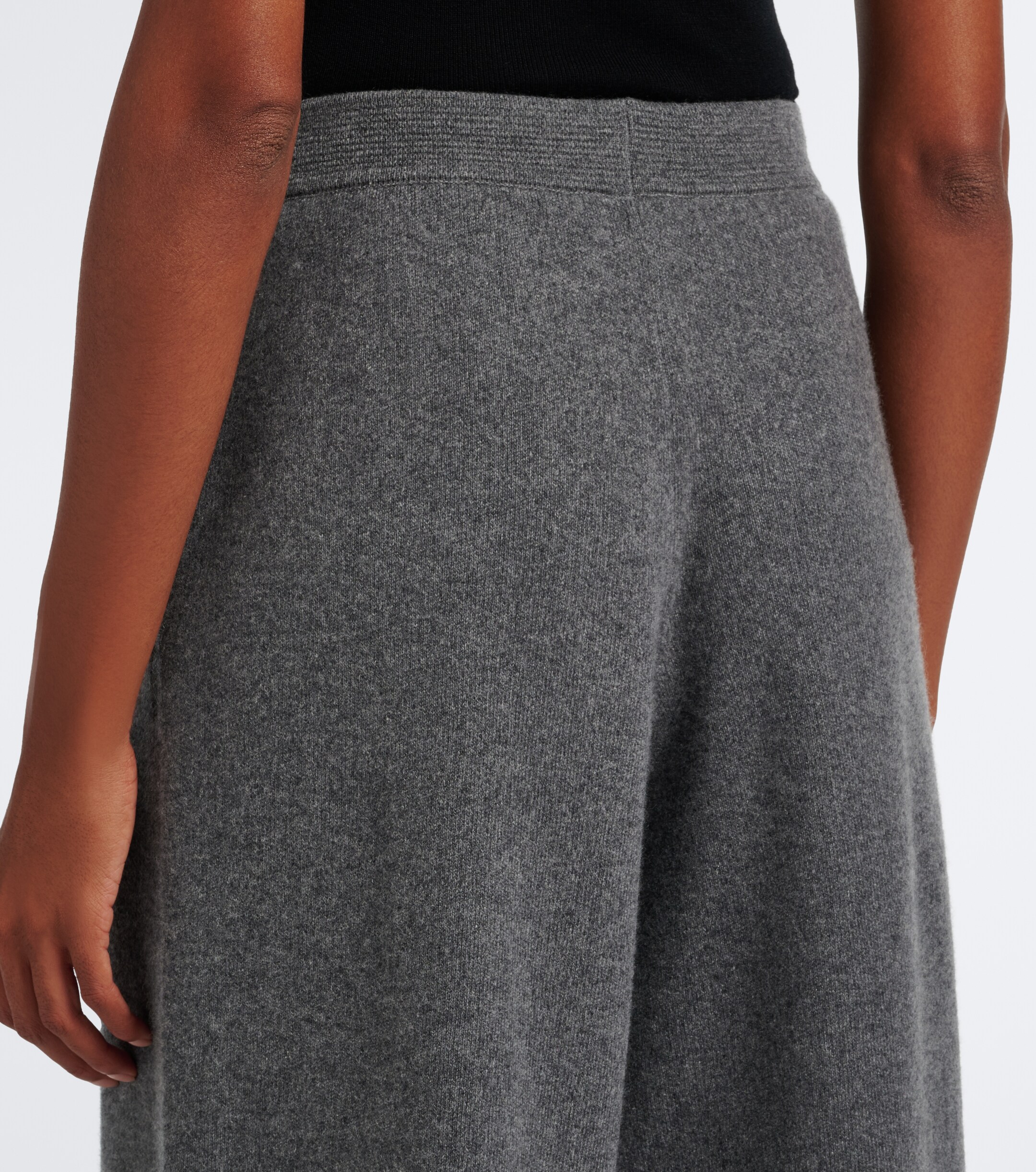 arch4 Arch4 Hayden knitted cashmere barrel-leg pants