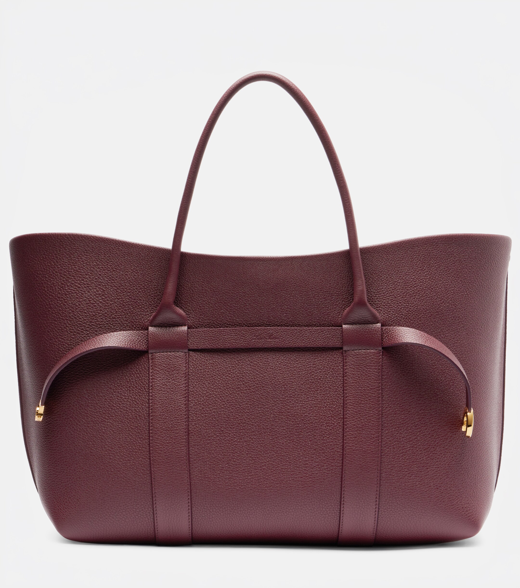 Loro Piana Ghiera Large leather tote bag