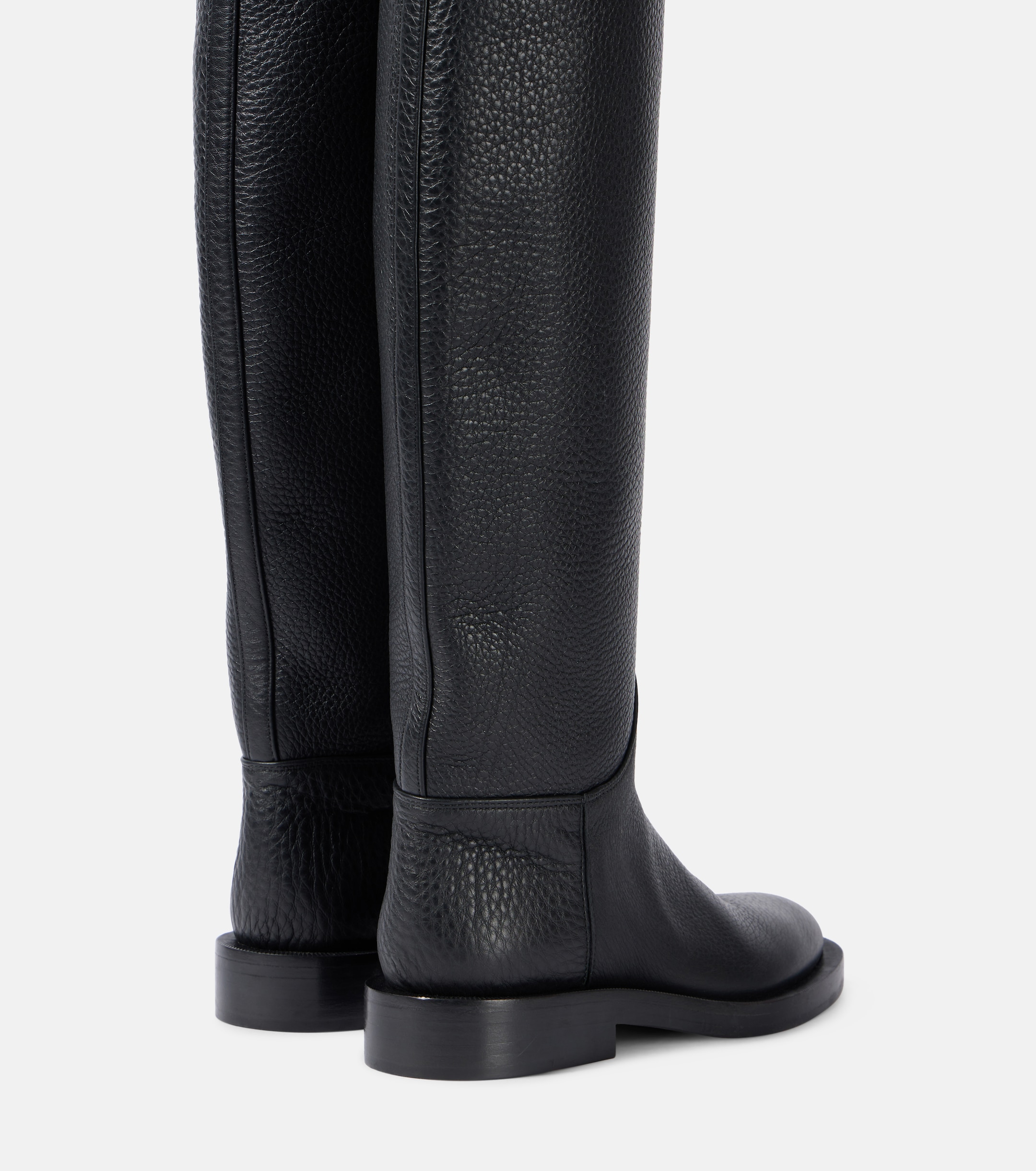 KHAITE Flint leather knee-high boots thumbnail
