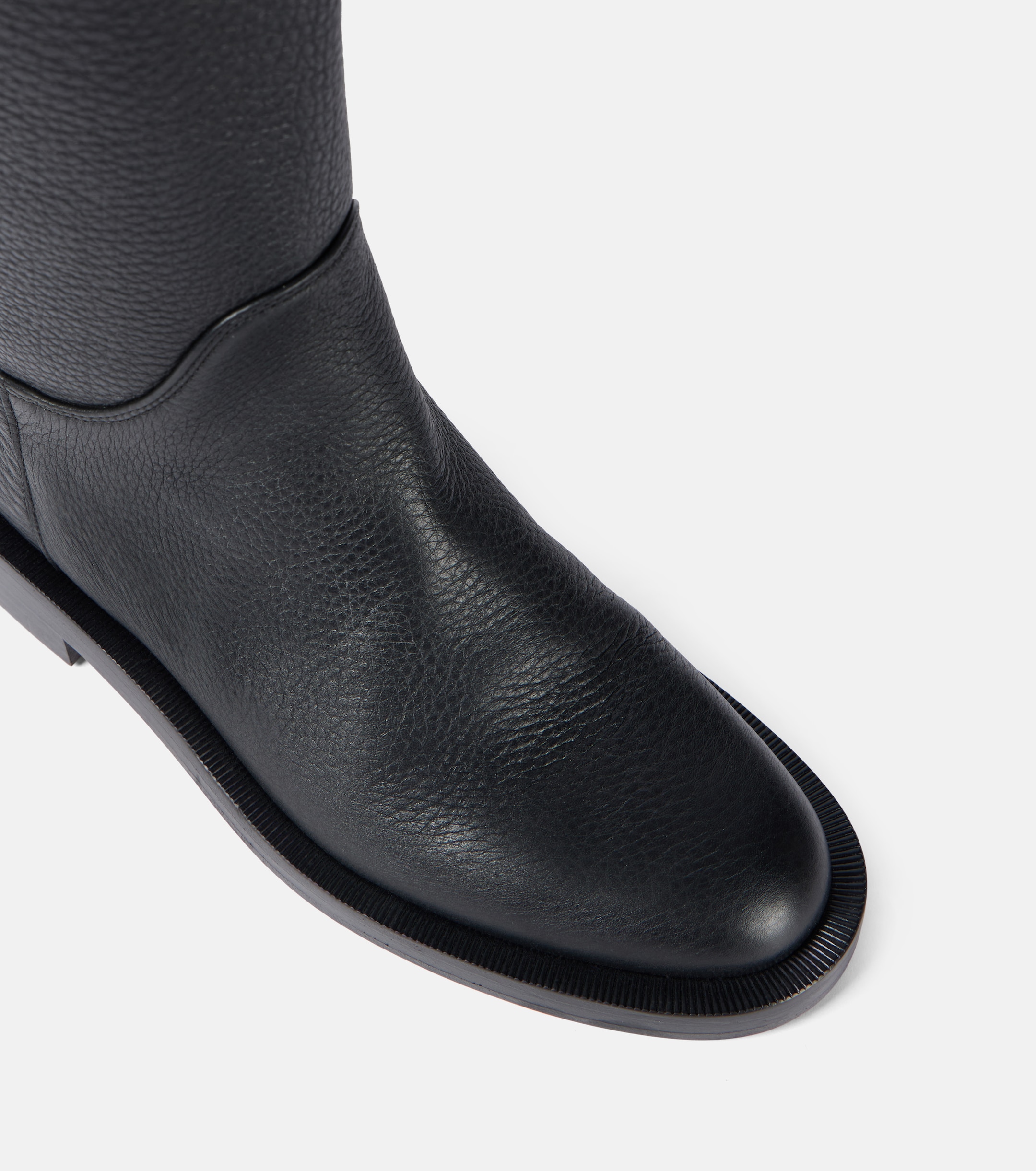 KHAITE Flint leather knee-high boots thumbnail