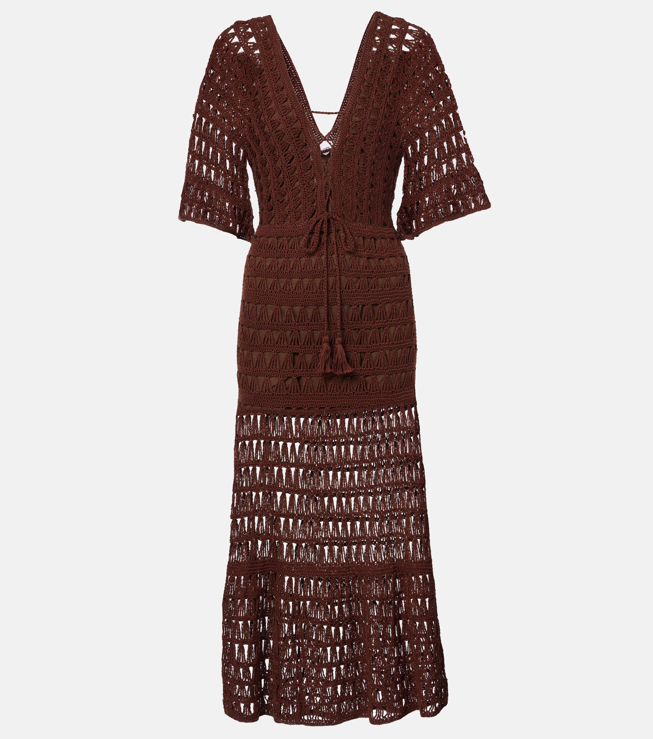Anna Kosturova Anna Kosturova Marissa cotton crochet midi dress