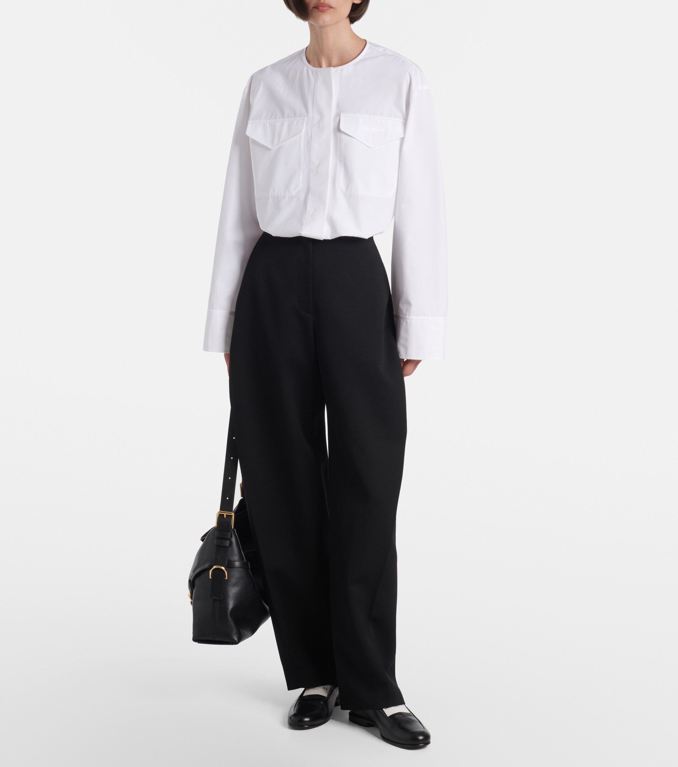 Givenchy Voyou Medium leather shoulder bag