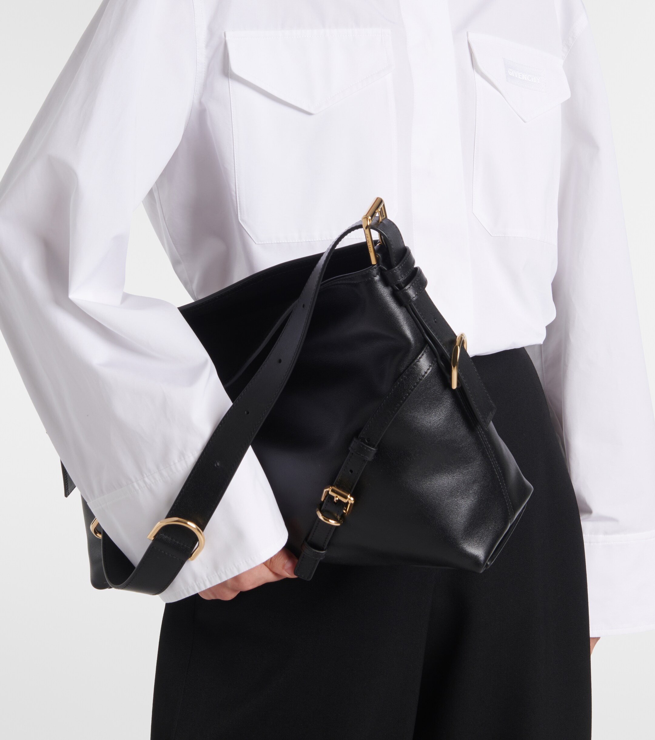 Givenchy Voyou Medium leather shoulder bag
