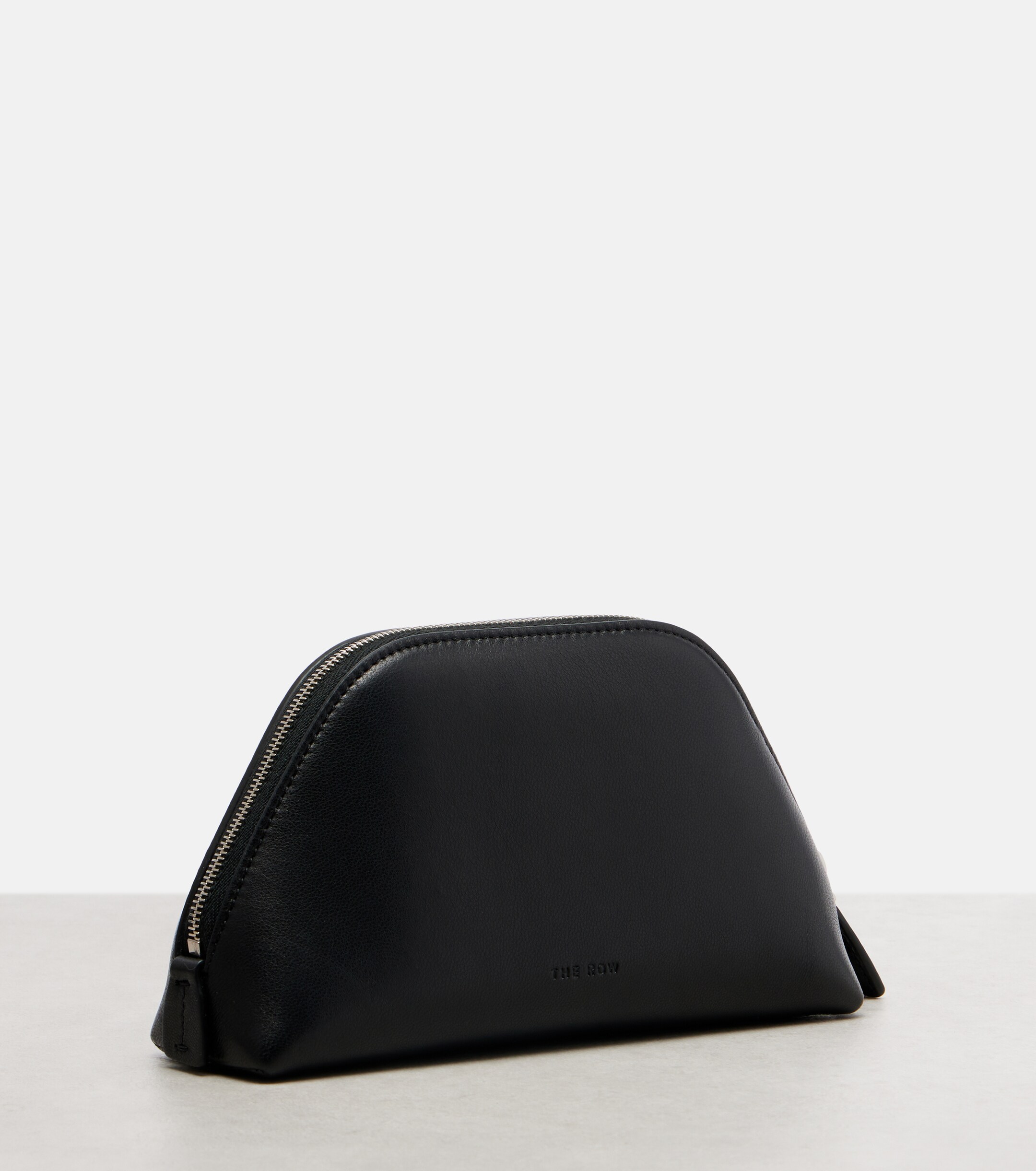 The Row Devon Mini leather clutch